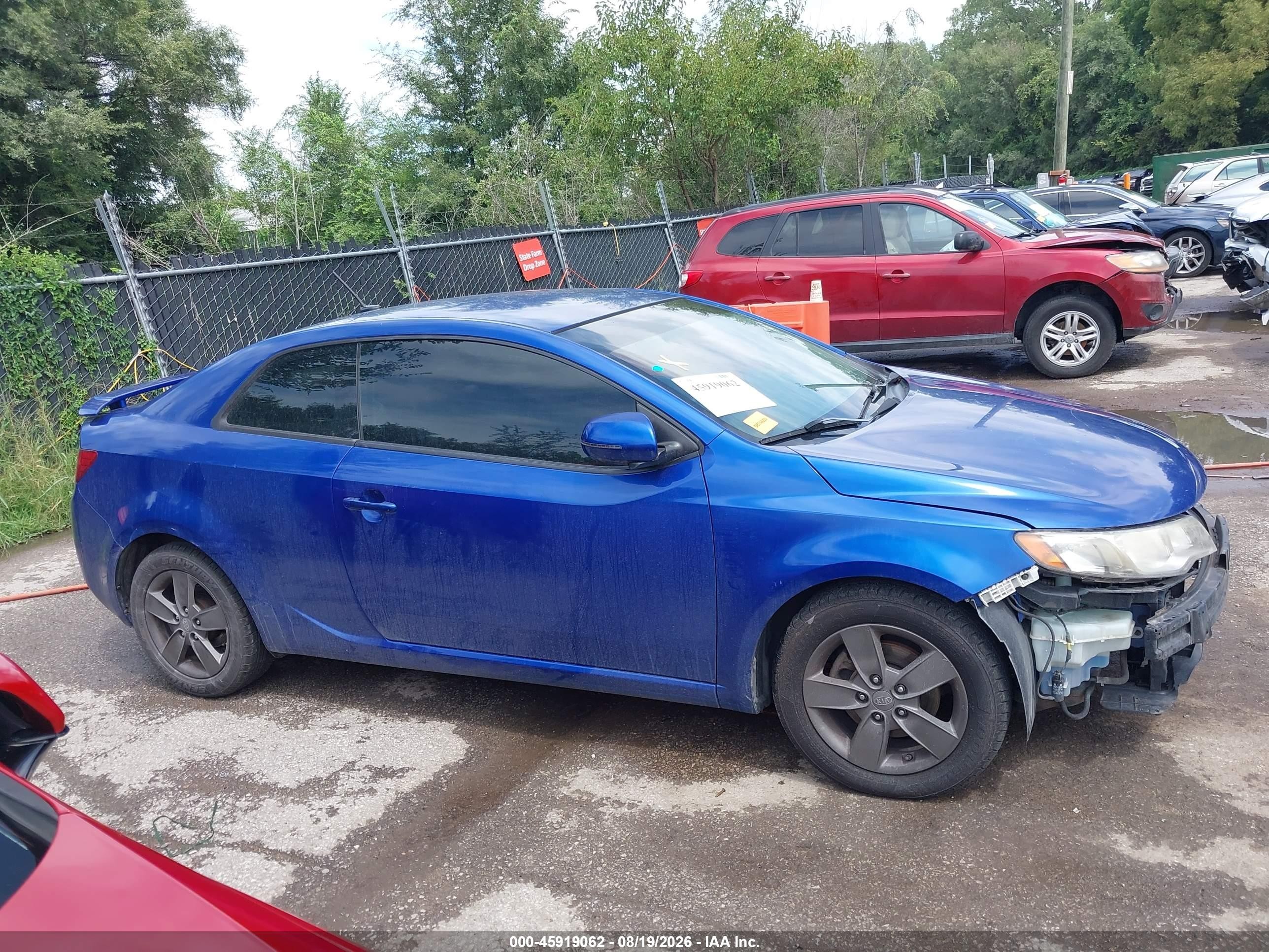 2011 Kia Forte Koup Ex Blue vin: KNAFU6A29B5455370