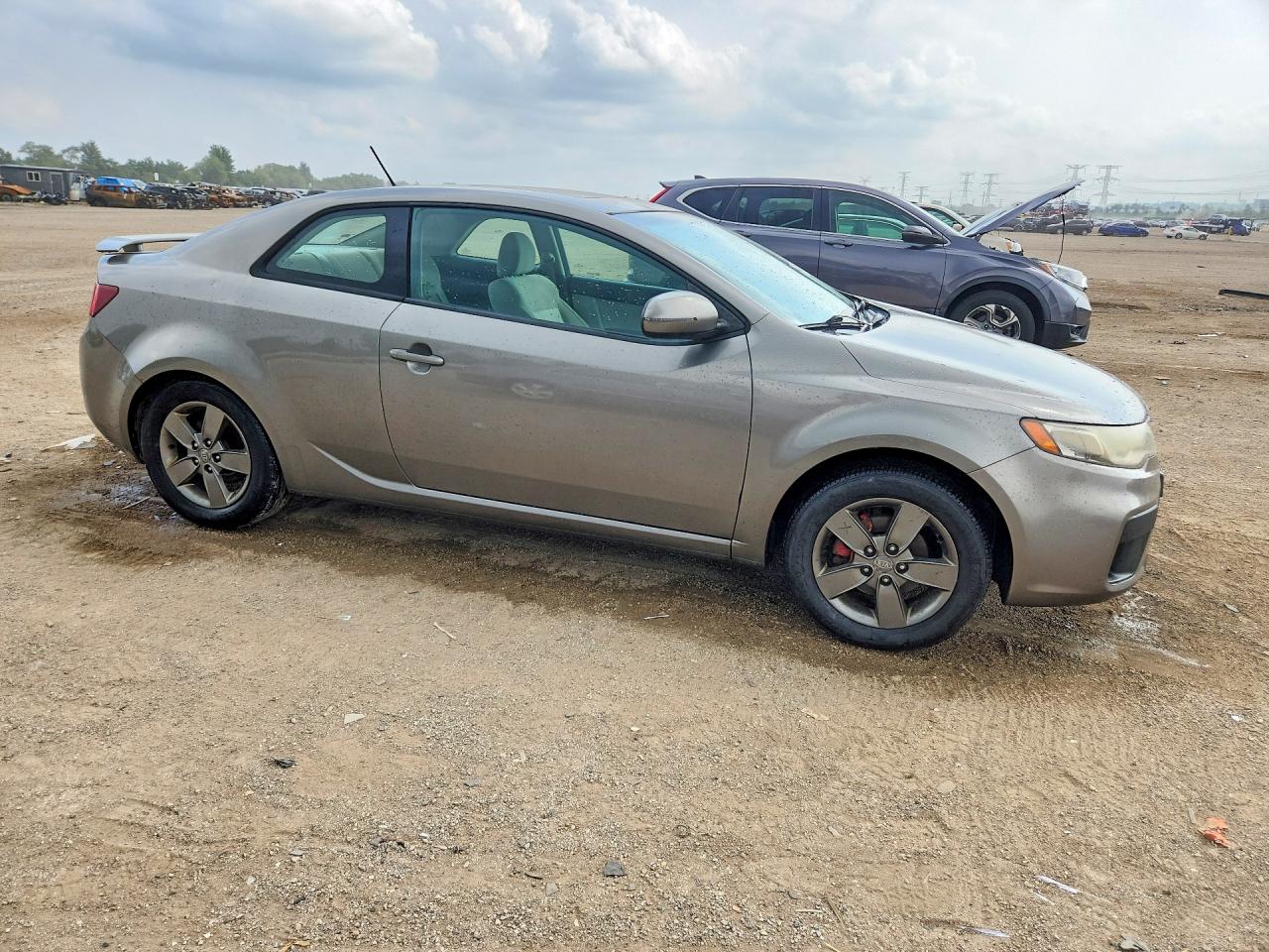 2011 Kia Forte Koup Ex Gray vin: KNAFU6A2XB5403553