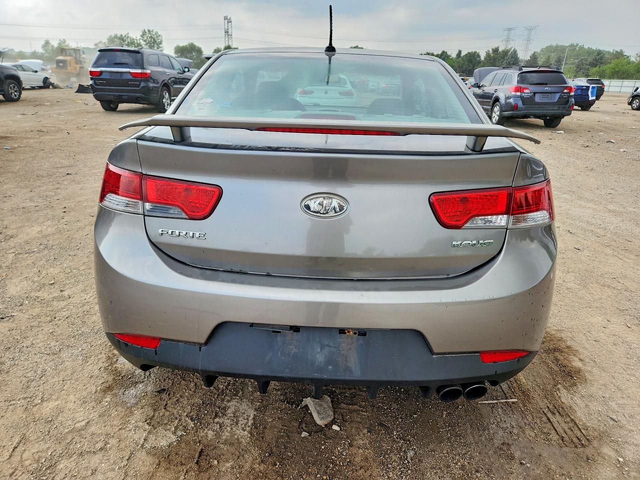 2011 Kia Forte Koup Ex Gray vin: KNAFU6A2XB5403553