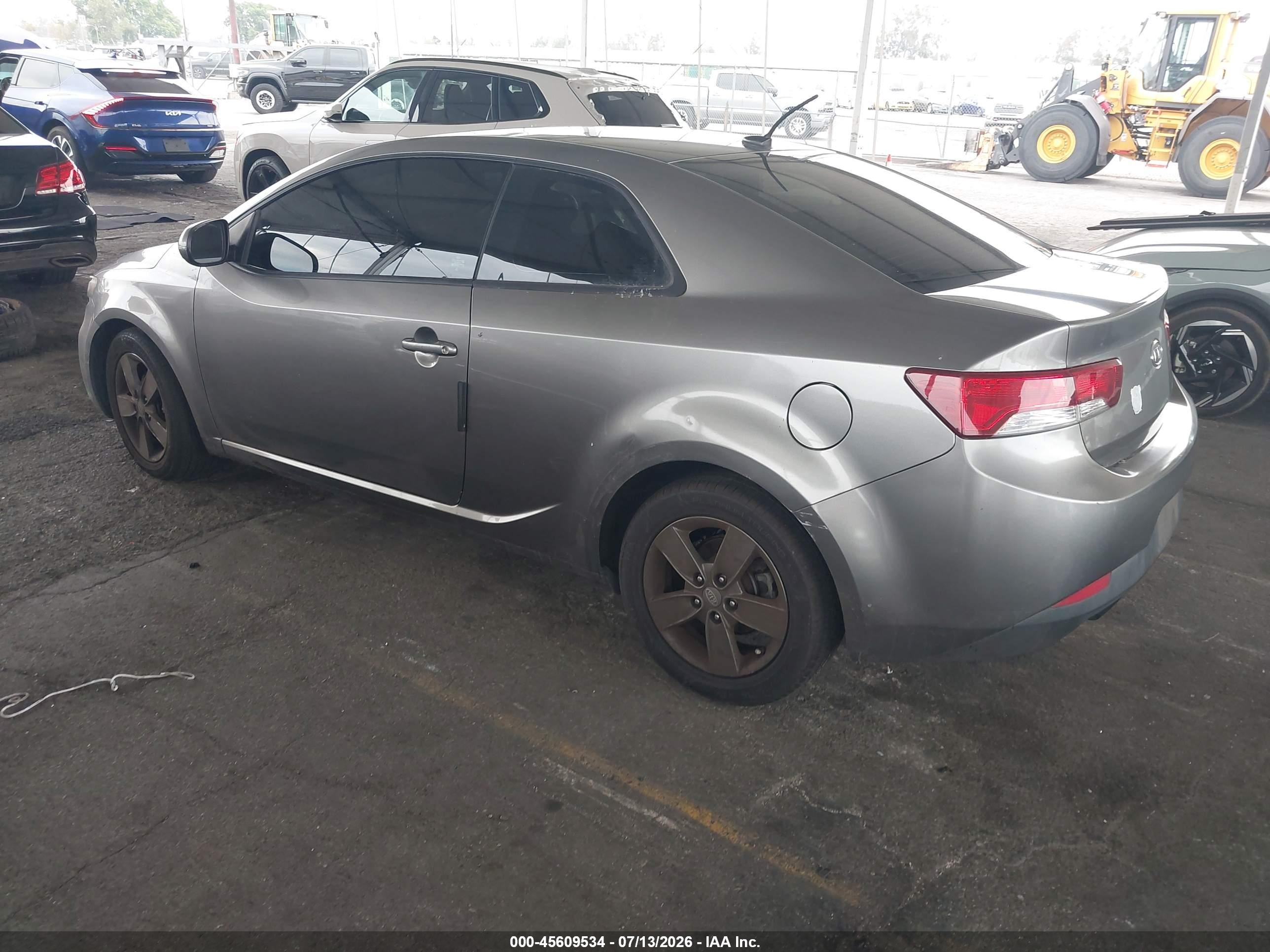 2011 Kia Forte Koup Ex Gray vin: KNAFU6A2XB5441932