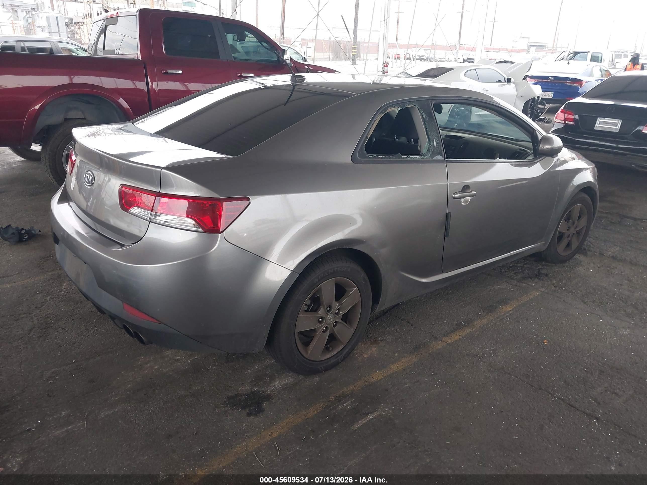 2011 Kia Forte Koup Ex Gray vin: KNAFU6A2XB5441932