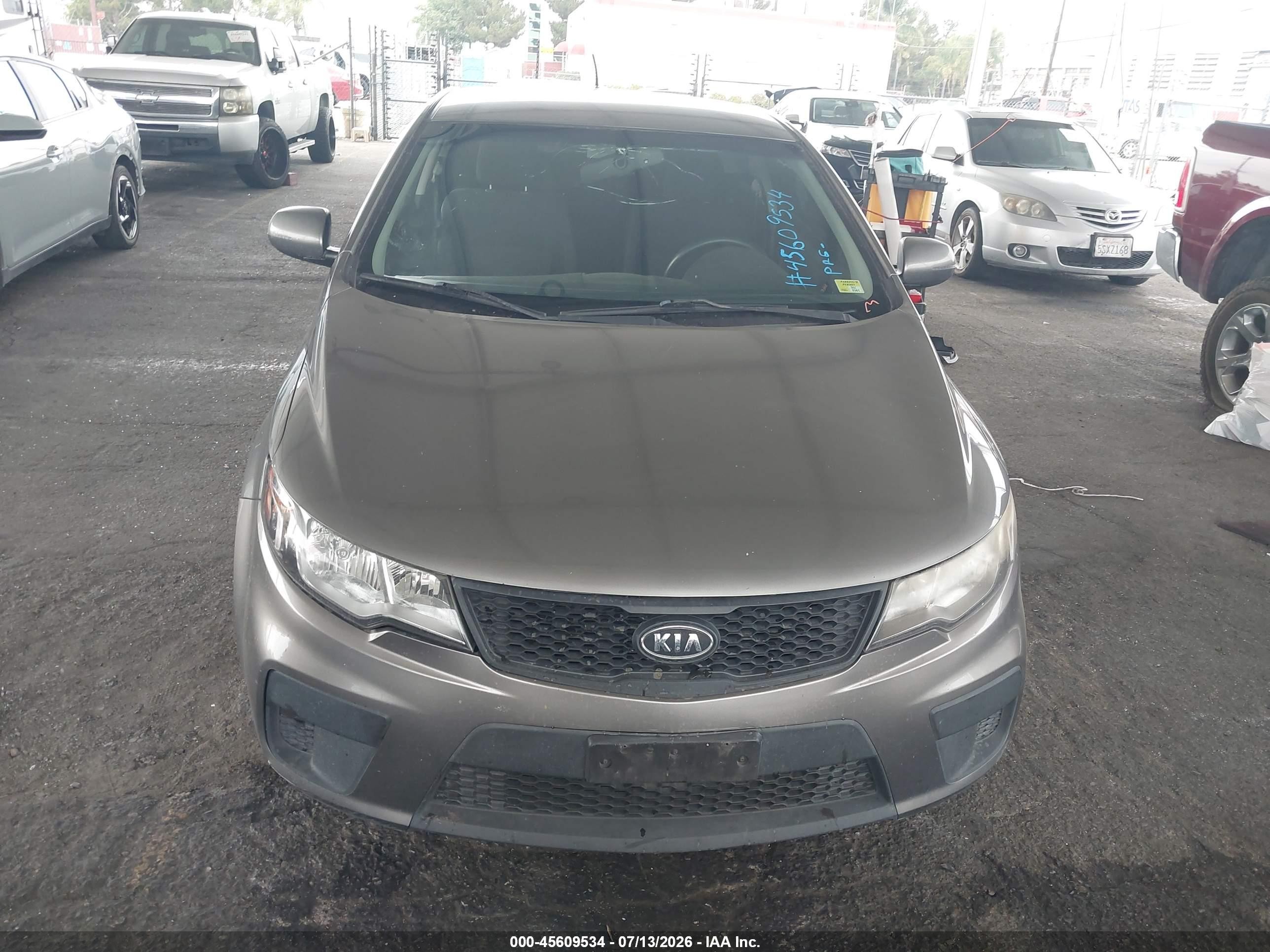 2011 Kia Forte Koup Ex Gray vin: KNAFU6A2XB5441932