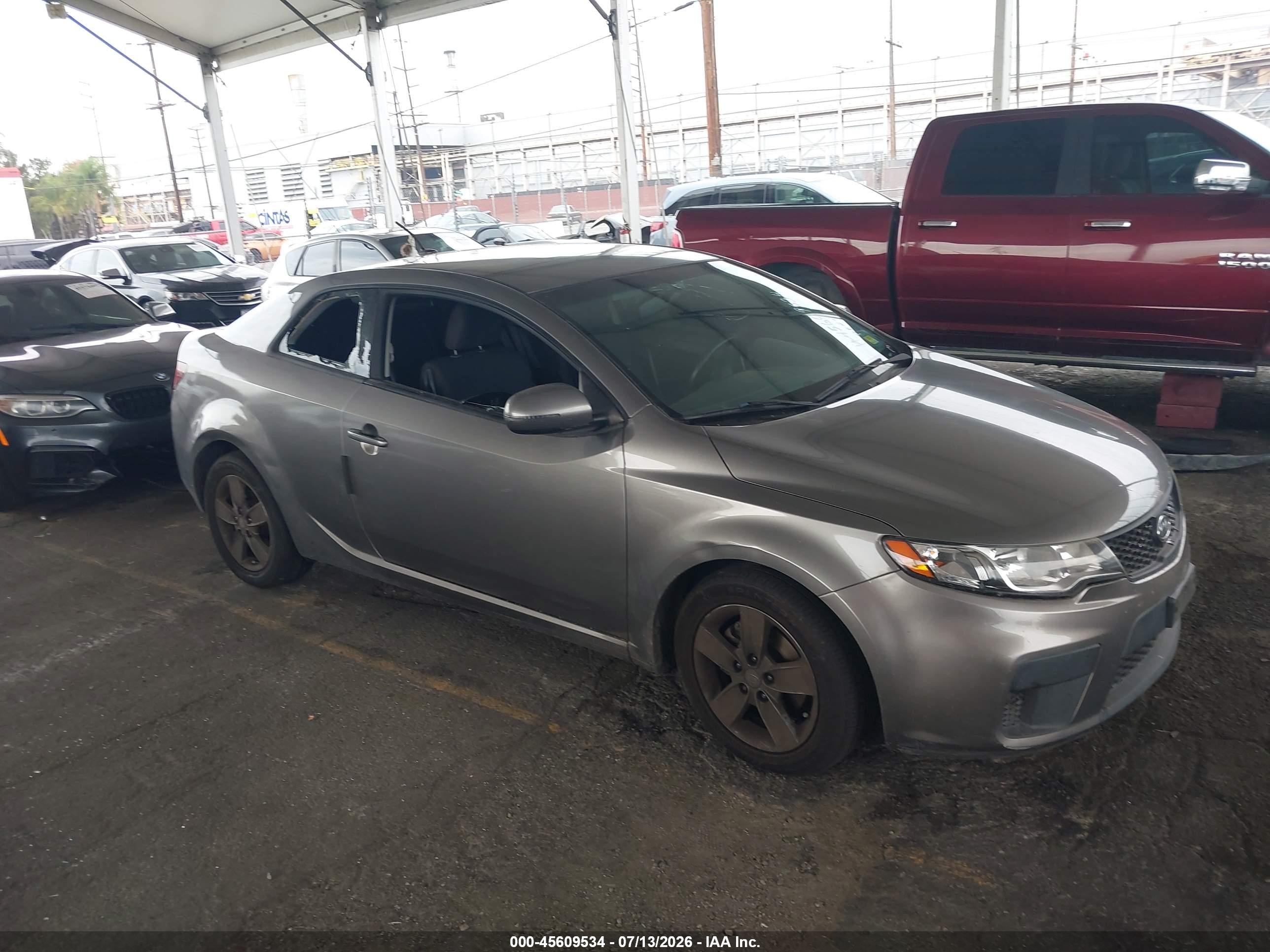 2011 Kia Forte Koup Ex Gray vin: KNAFU6A2XB5441932