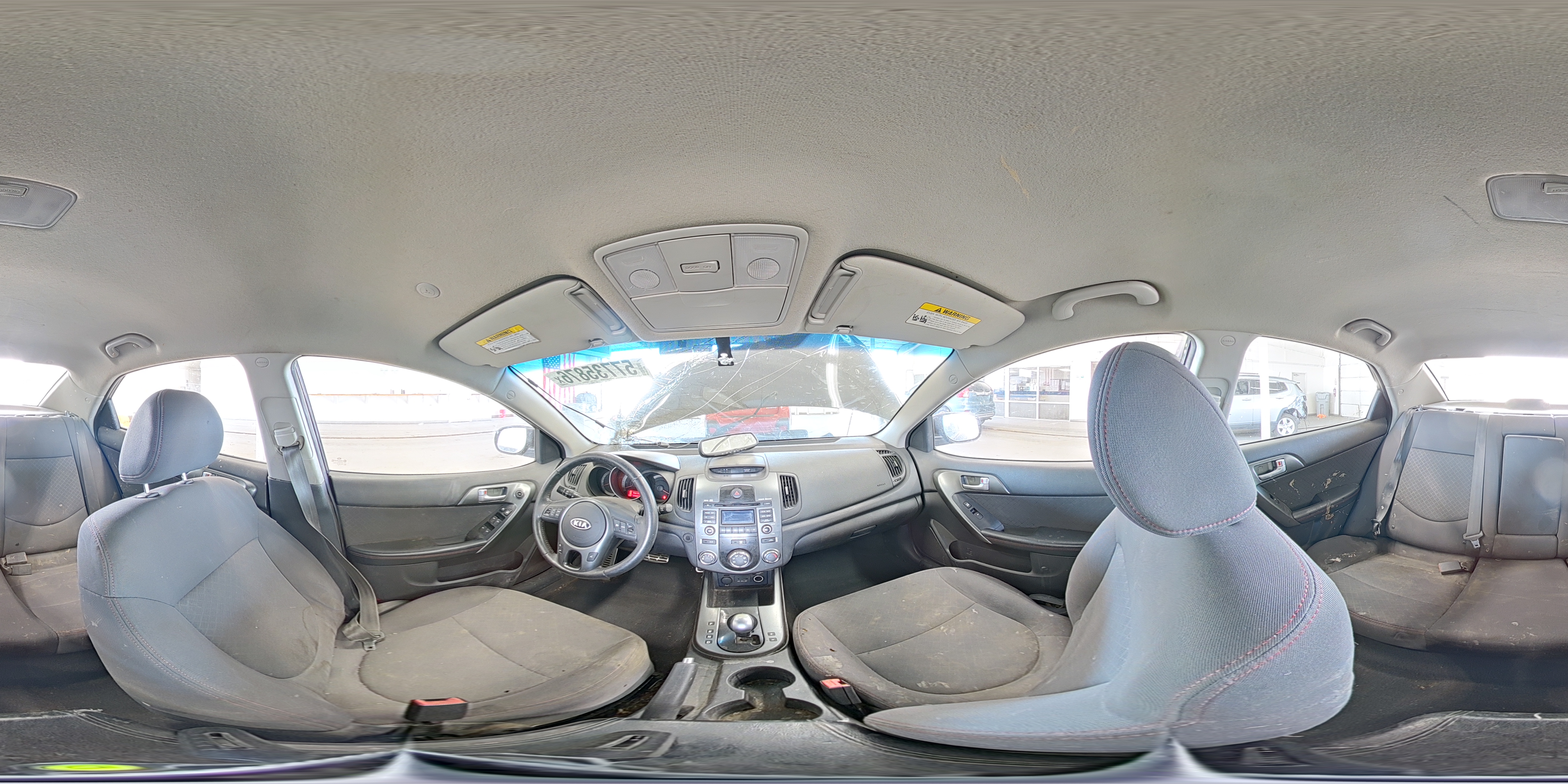 2010 Kia Forte Sx Black vin: KNAFW4A30A5110427
