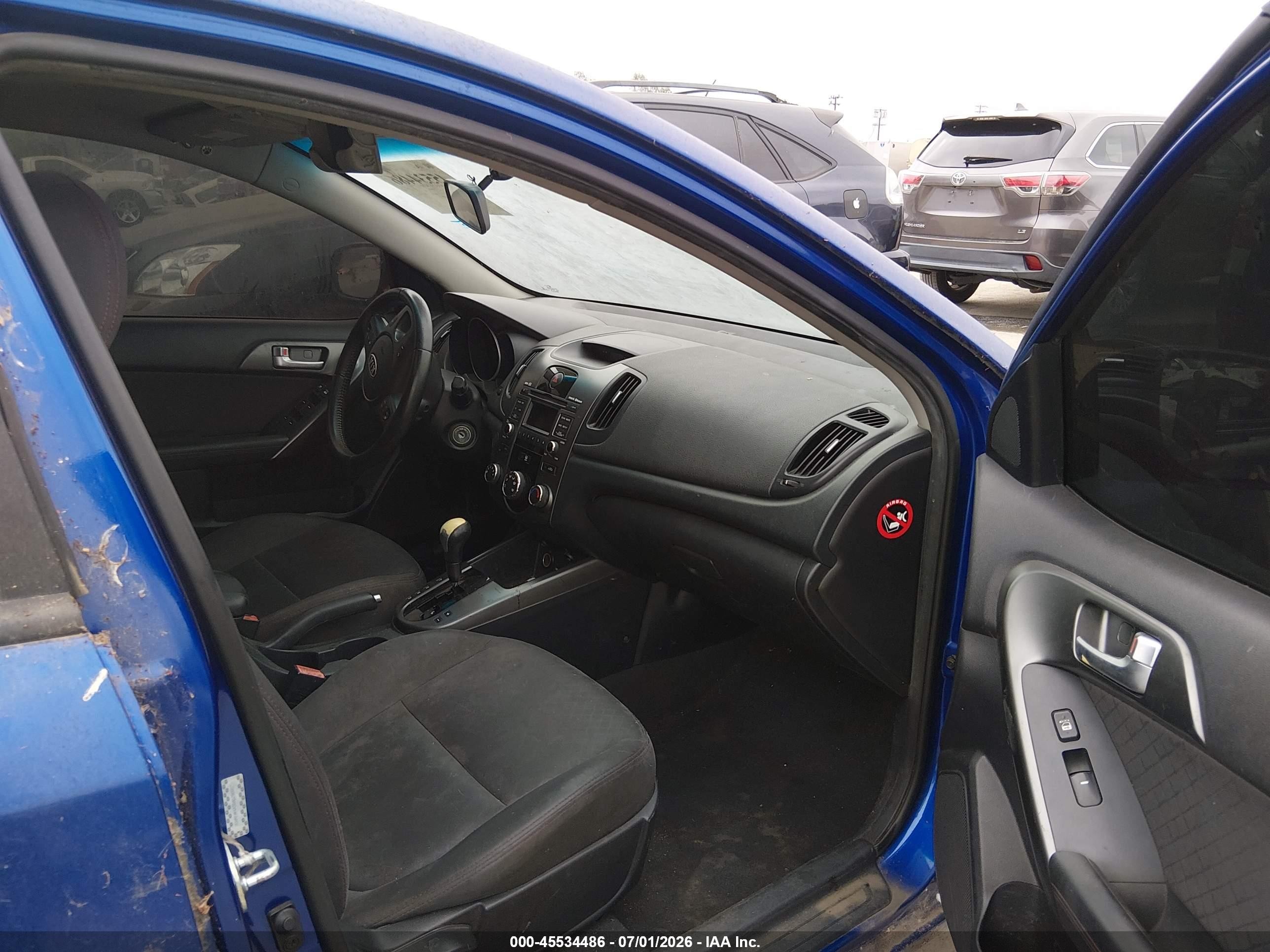 2010 Kia Forte Sx Blue vin: KNAFW4A30A5296602