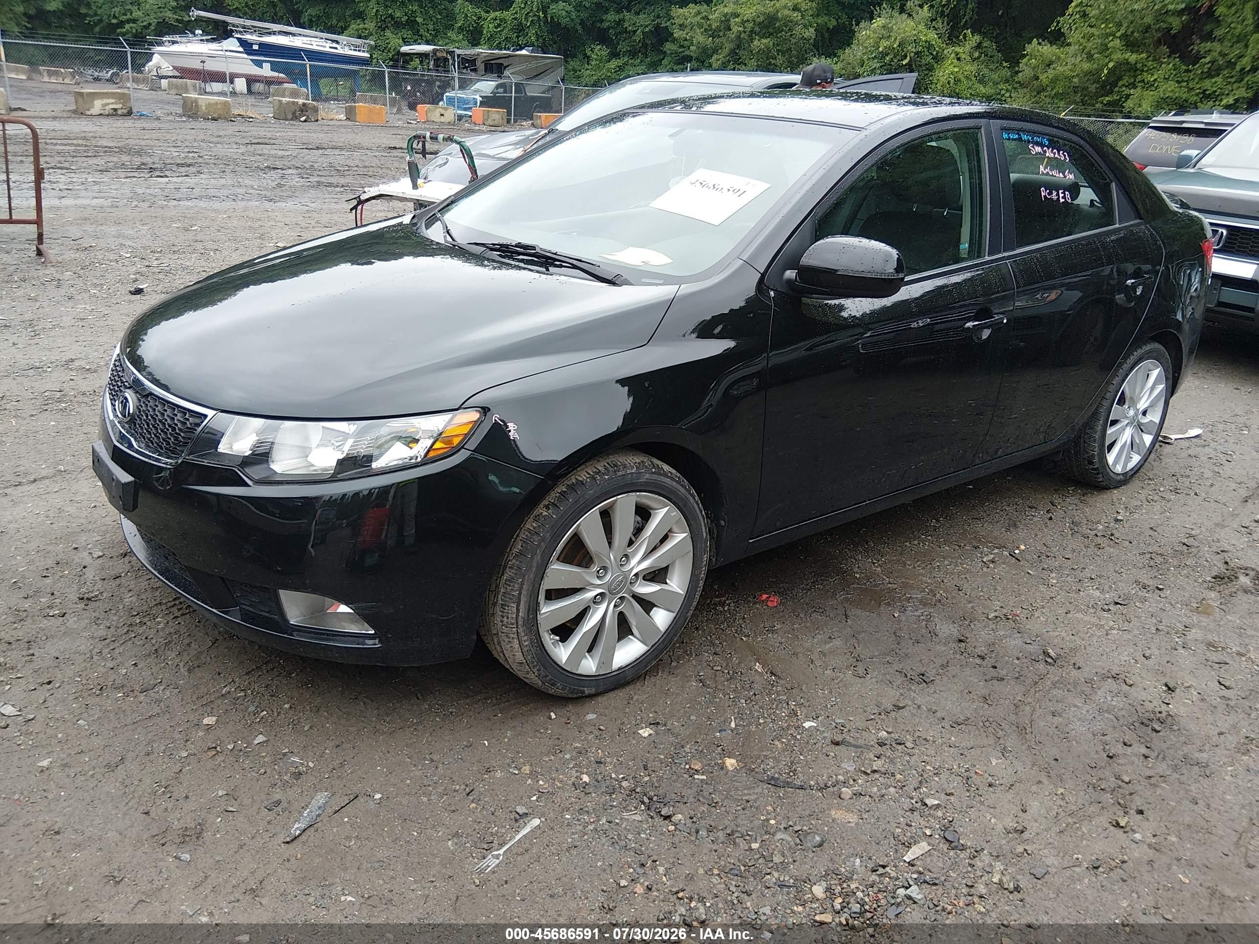 2011 Kia Forte Sx Black vin: KNAFW4A30B5377309