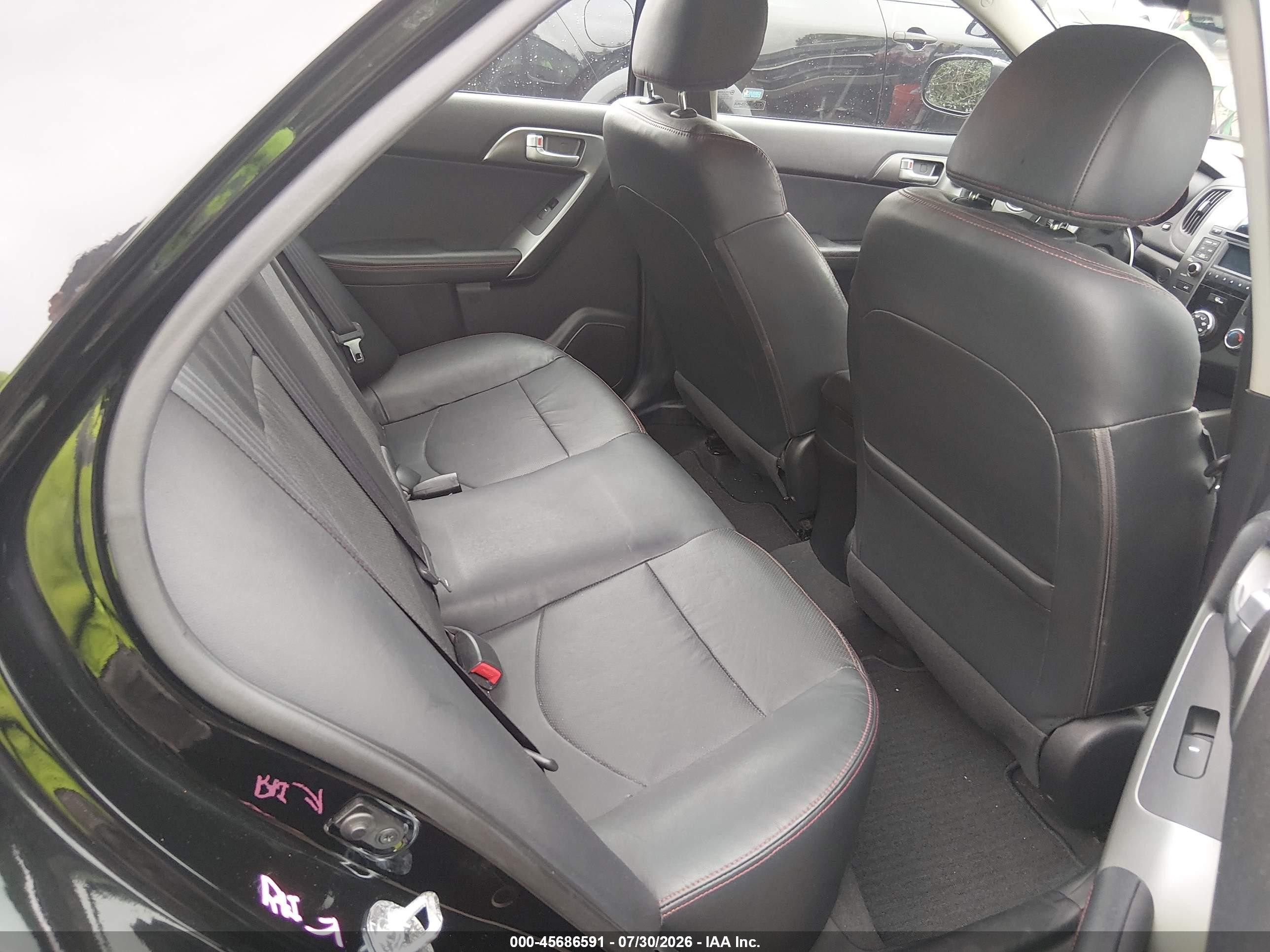 2011 Kia Forte Sx Black vin: KNAFW4A30B5377309