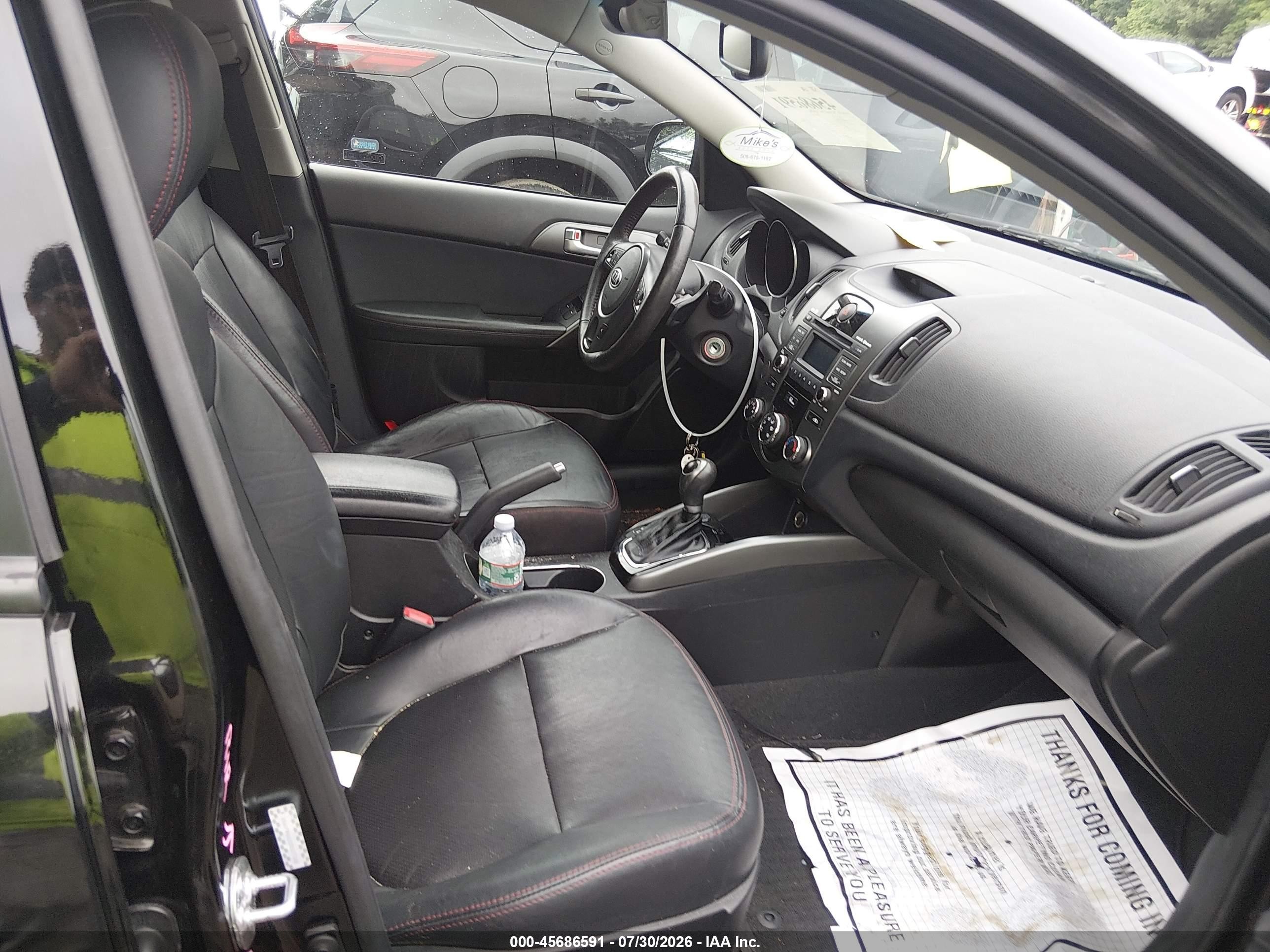 2011 Kia Forte Sx Black vin: KNAFW4A30B5377309