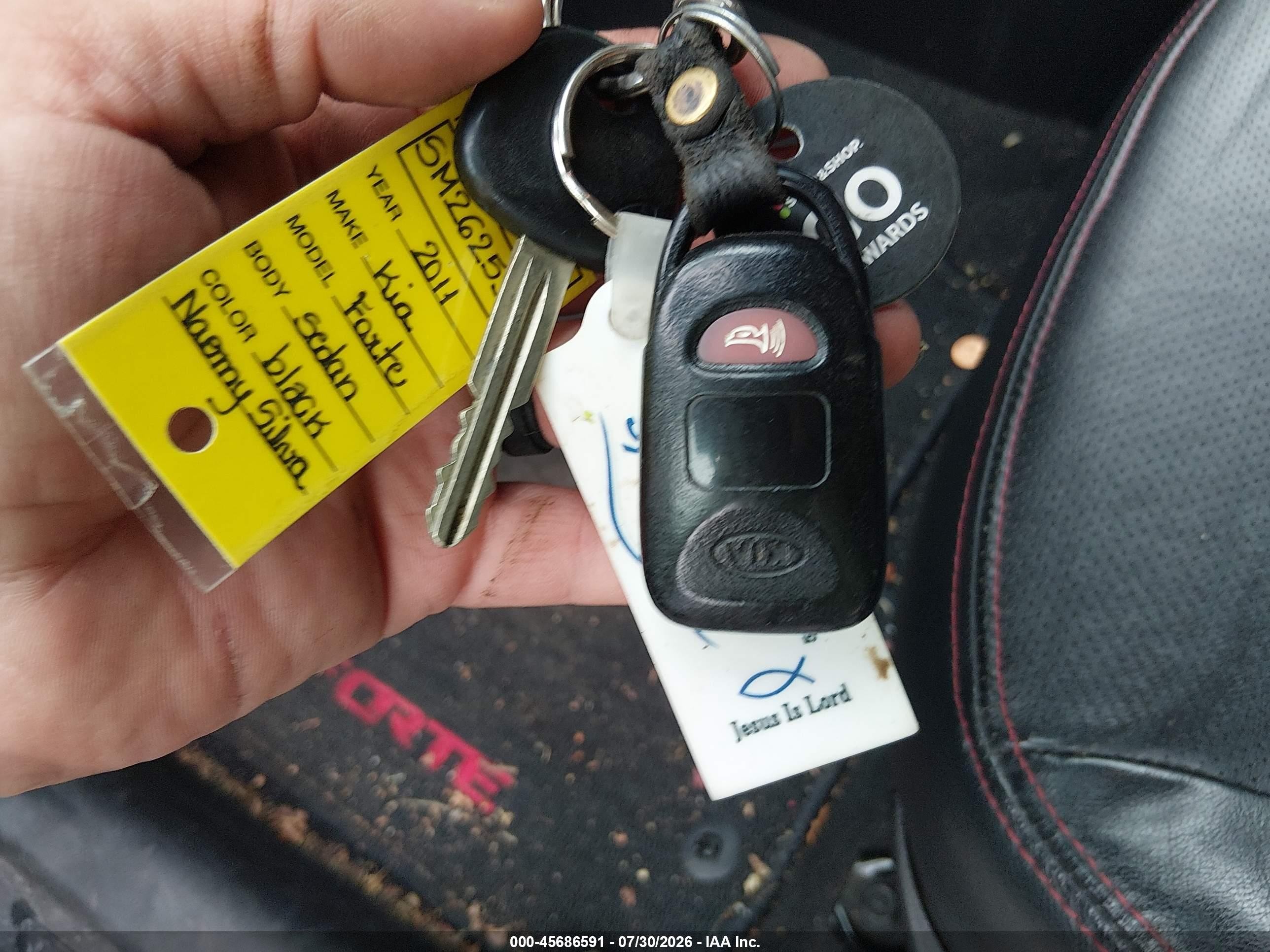 2011 Kia Forte Sx Black vin: KNAFW4A30B5377309