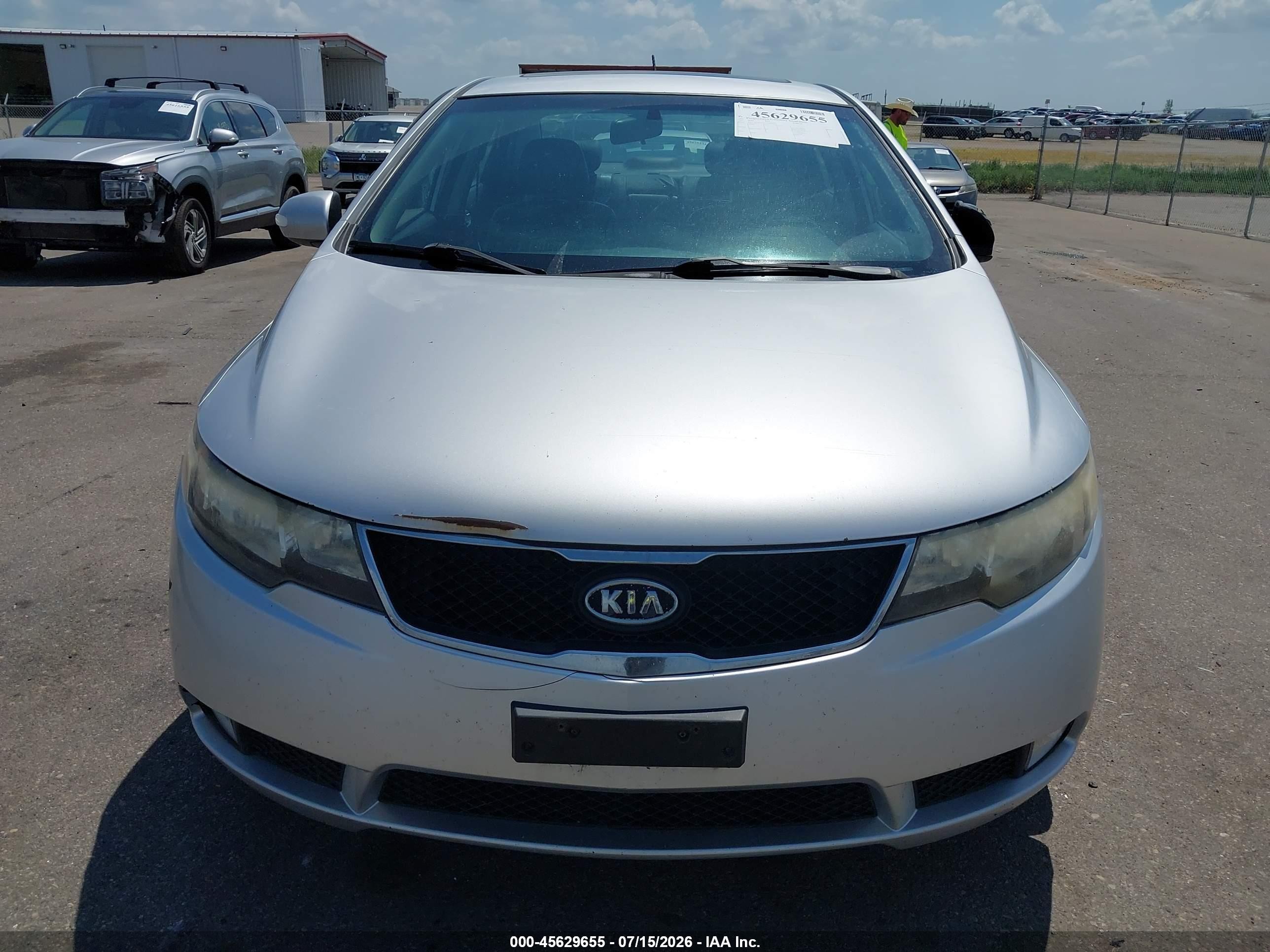 2010 Kia Forte Sx Silver vin: KNAFW4A31A5067572