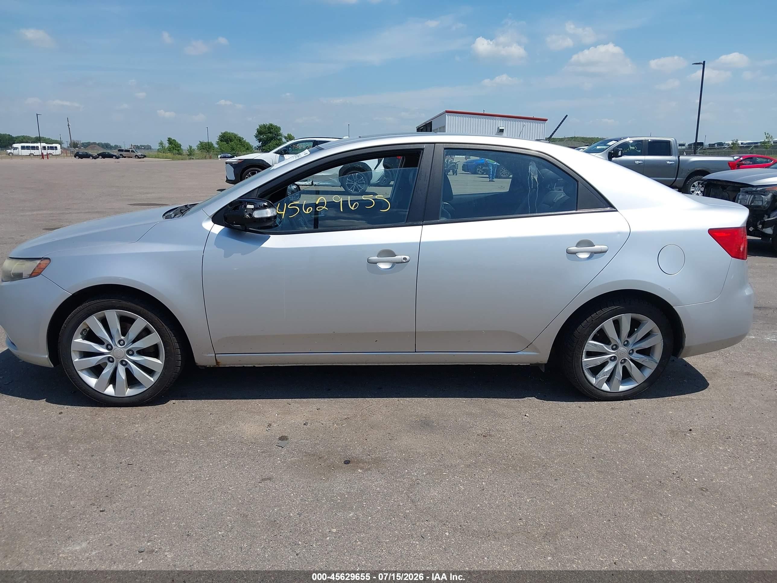 2010 Kia Forte Sx Silver vin: KNAFW4A31A5067572