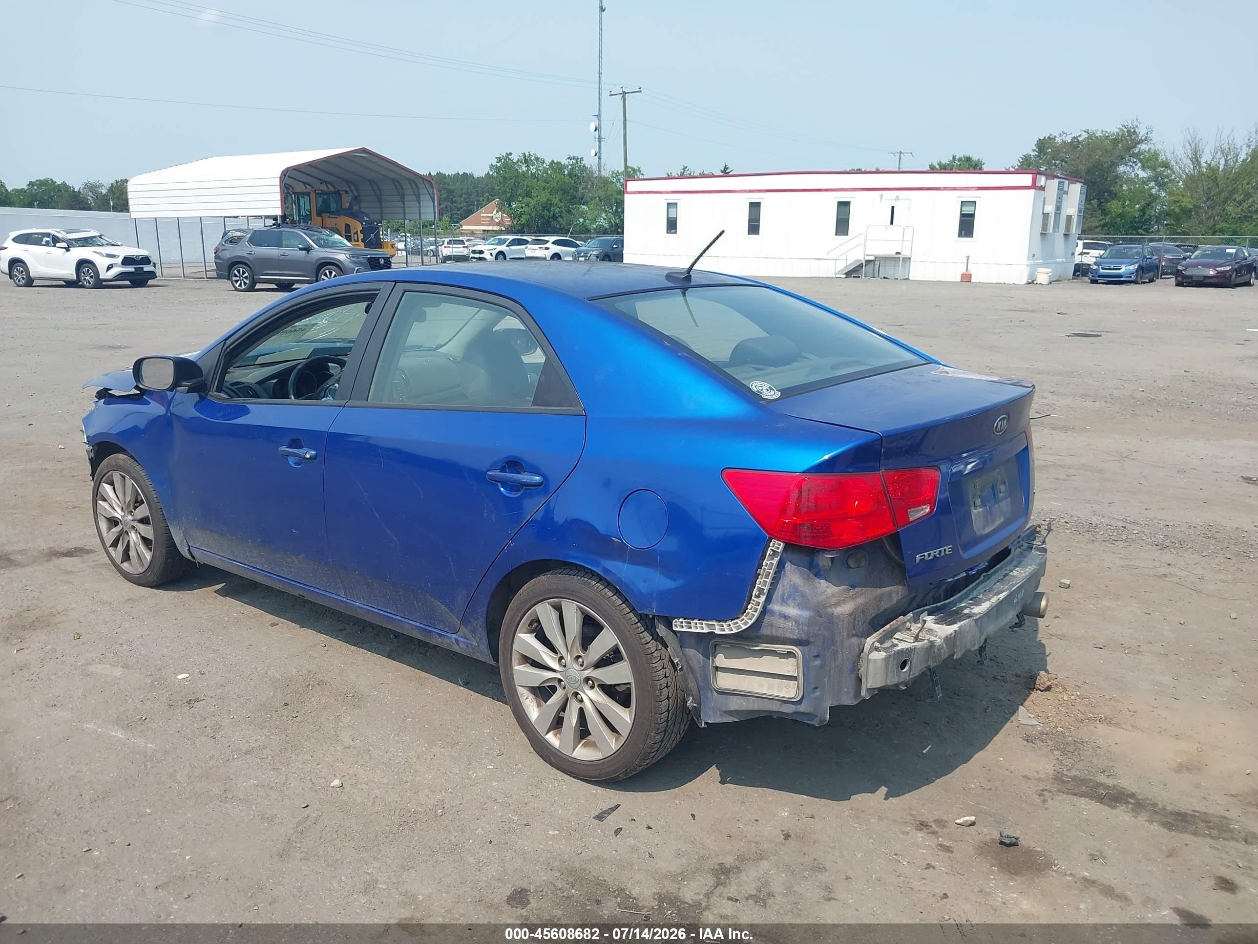 2010 Kia Forte Sx Синий vin: KNAFW4A31A5247263