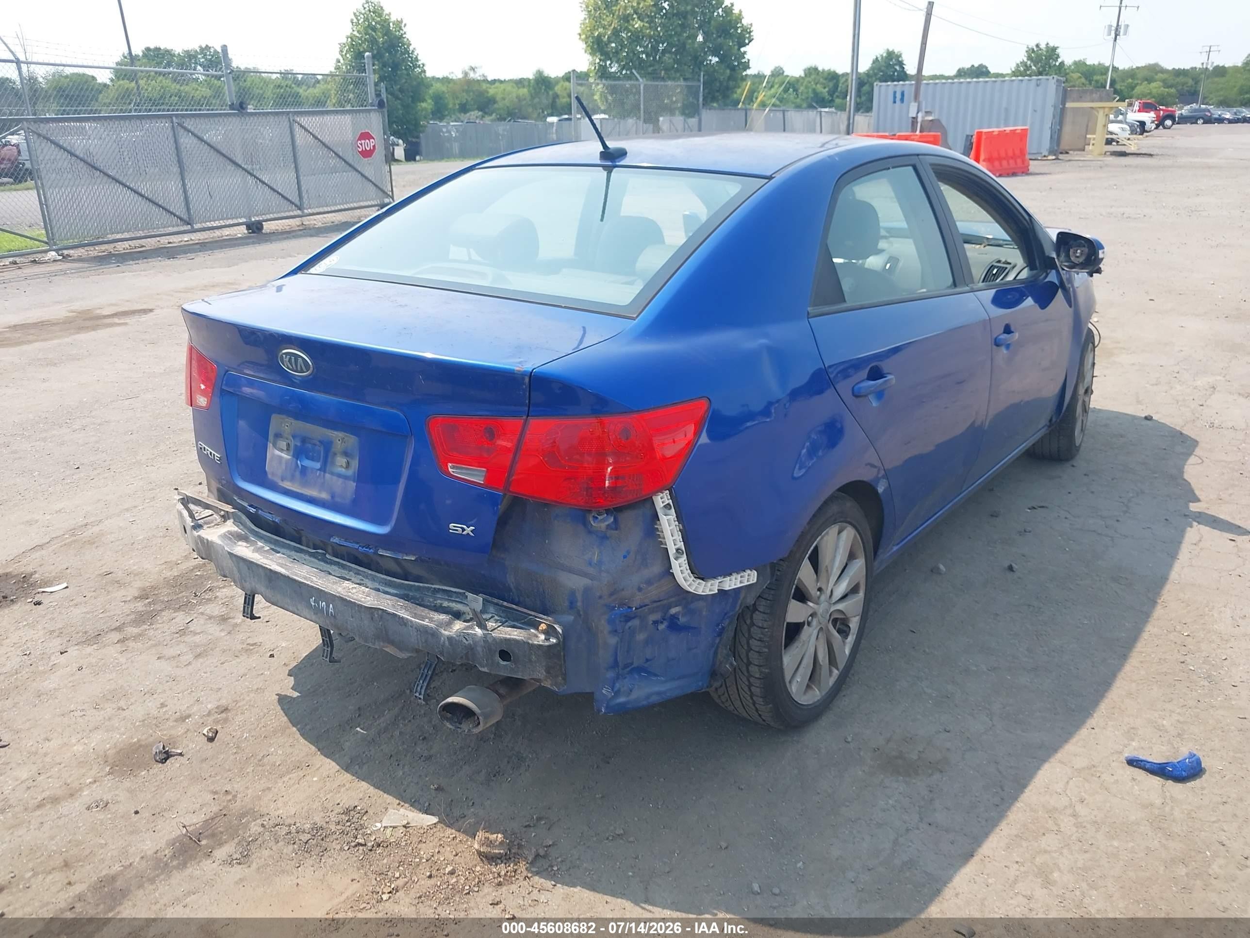 2010 Kia Forte Sx Синий vin: KNAFW4A31A5247263