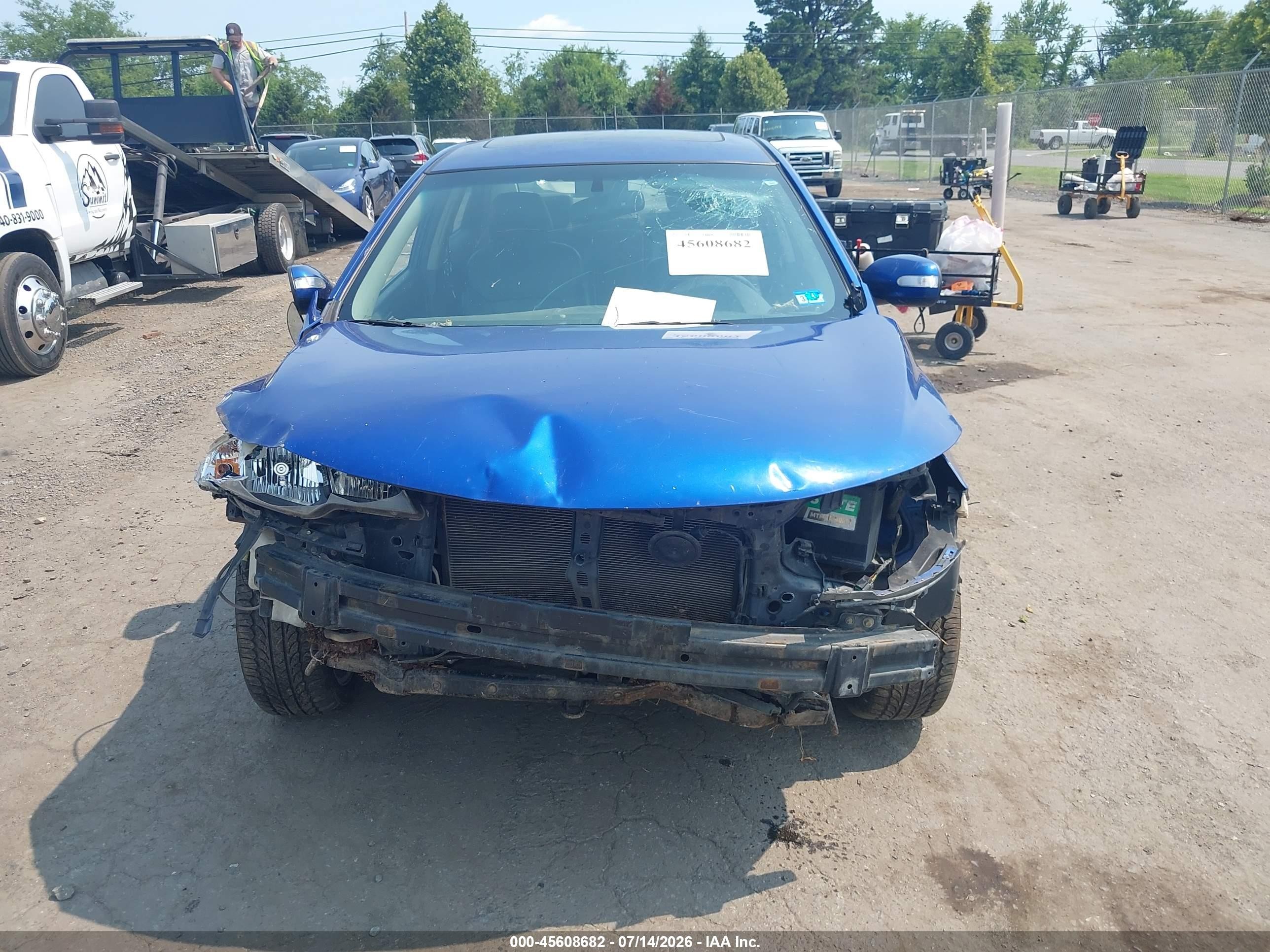 2010 Kia Forte Sx Синий vin: KNAFW4A31A5247263