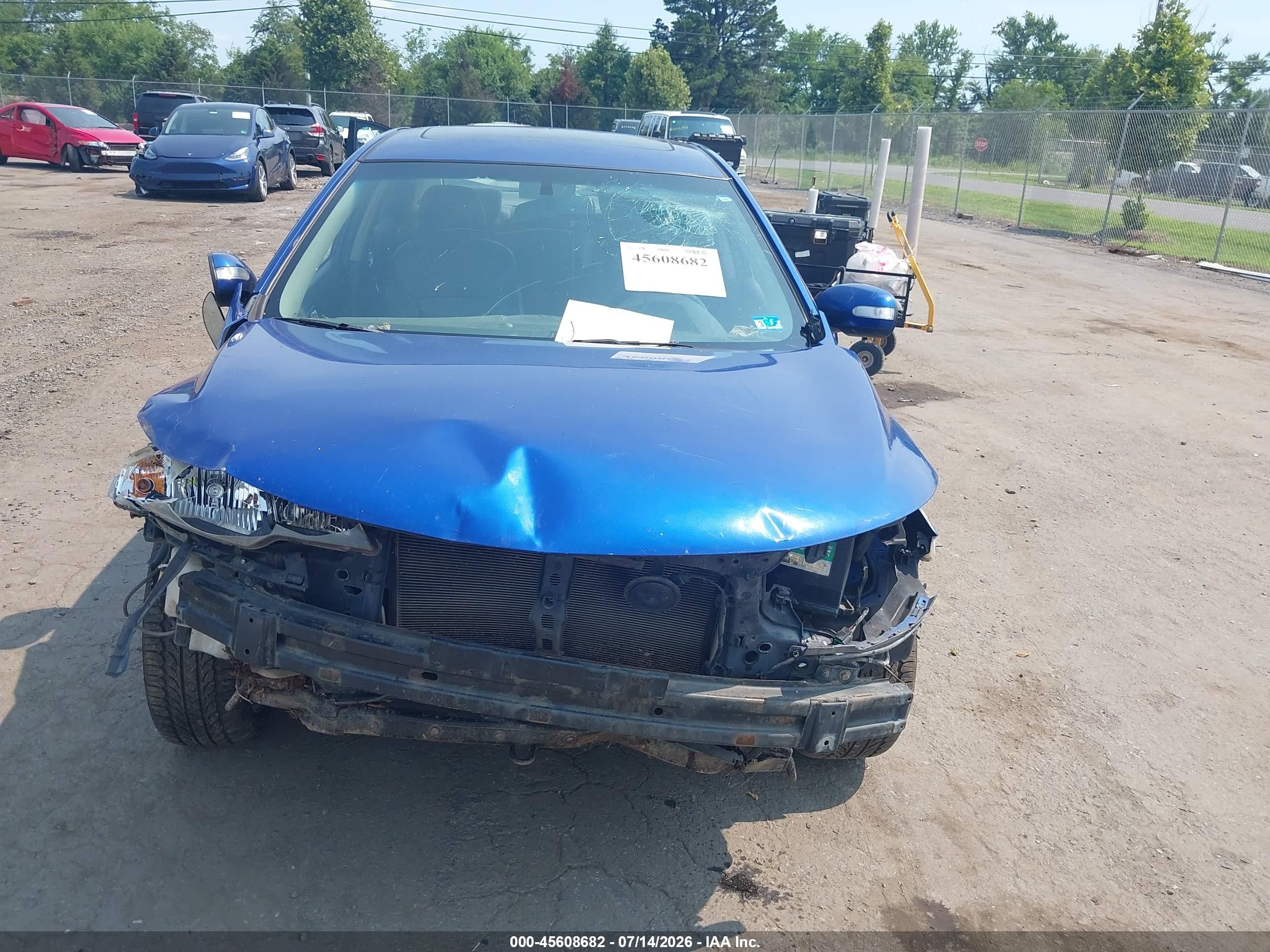 2010 Kia Forte Sx Синий vin: KNAFW4A31A5247263