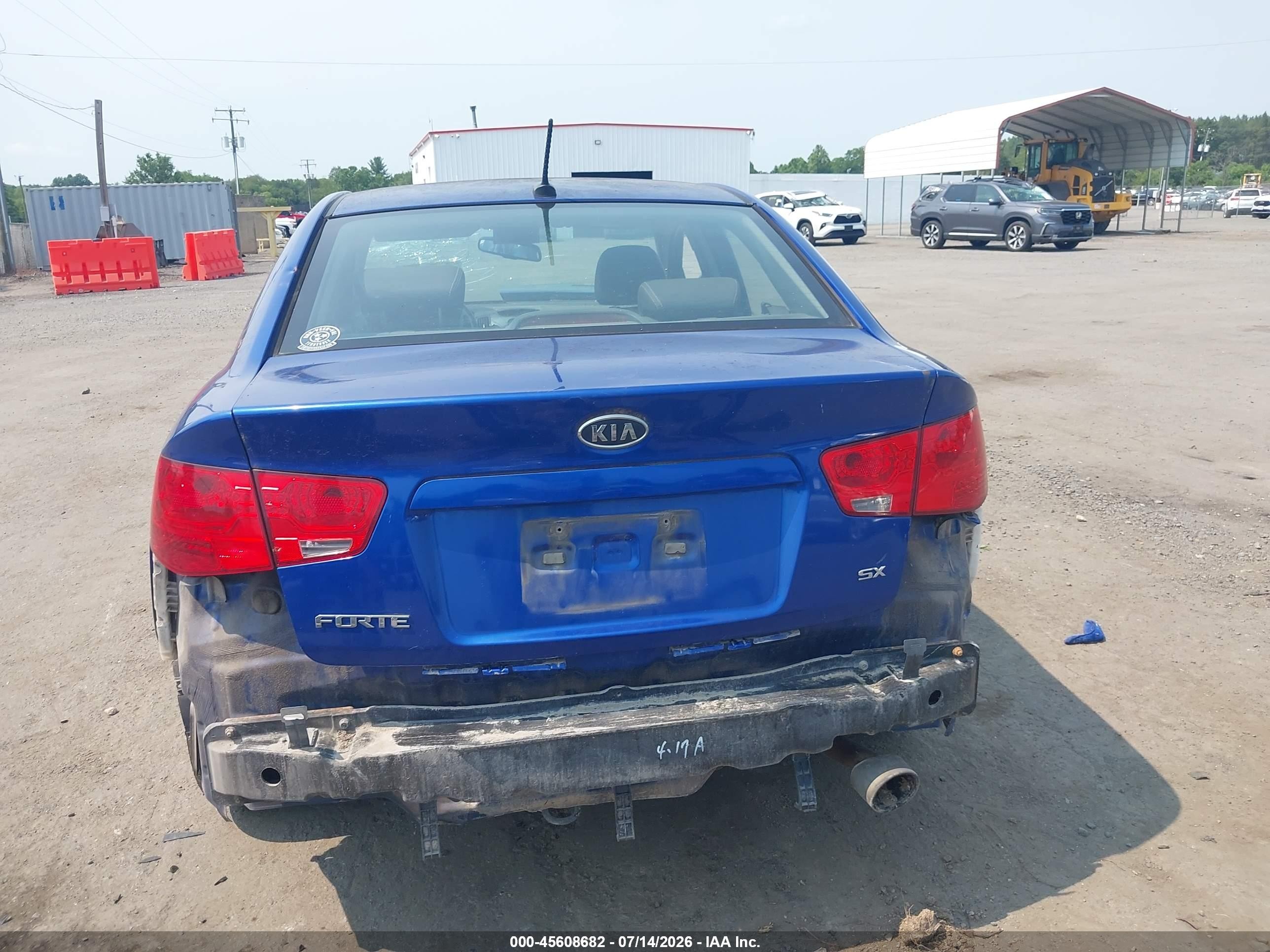2010 Kia Forte Sx Синий vin: KNAFW4A31A5247263