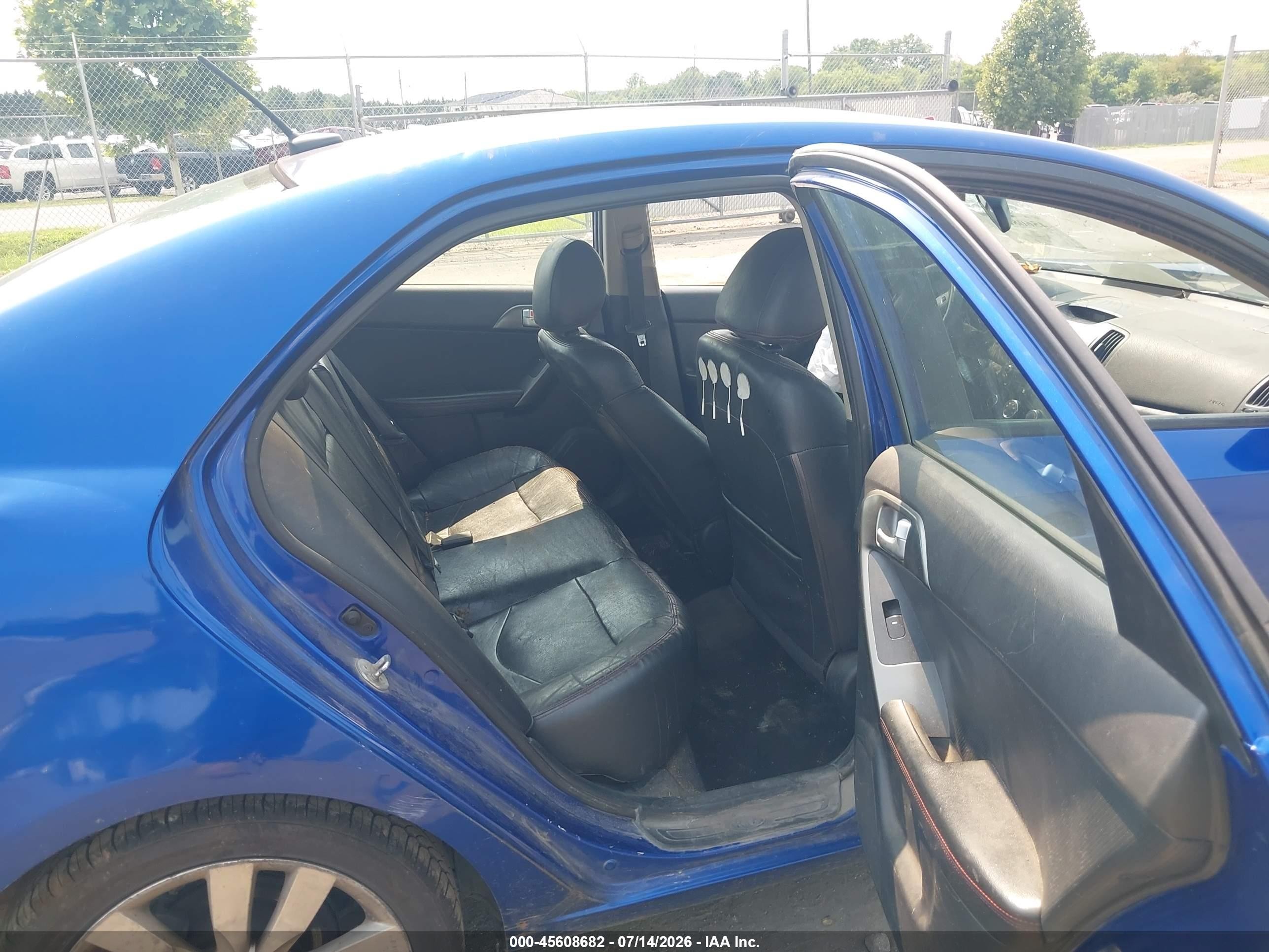 2010 Kia Forte Sx Синий vin: KNAFW4A31A5247263