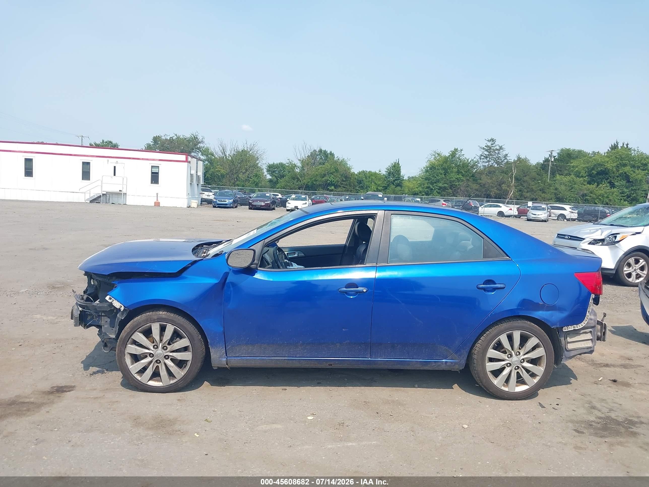 2010 Kia Forte Sx Синий vin: KNAFW4A31A5247263