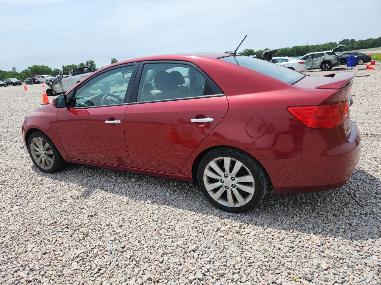 2011 Kia Forte Sx Red vin: KNAFW4A31B5397696