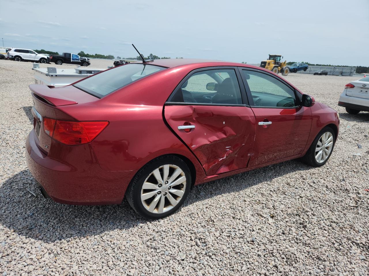 2011 Kia Forte Sx Red vin: KNAFW4A31B5397696