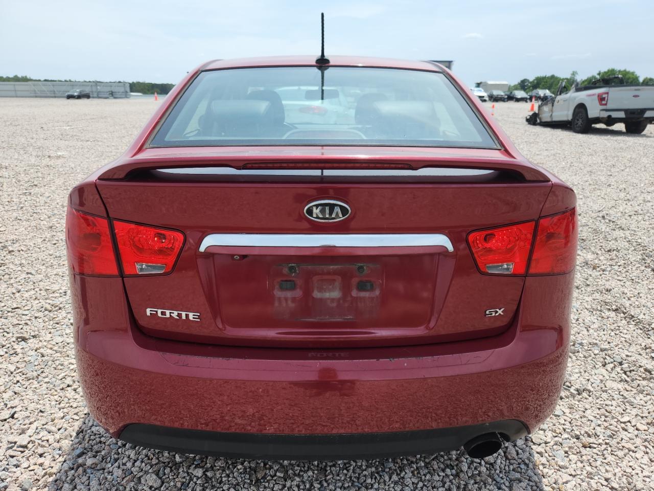 2011 Kia Forte Sx Red vin: KNAFW4A31B5397696