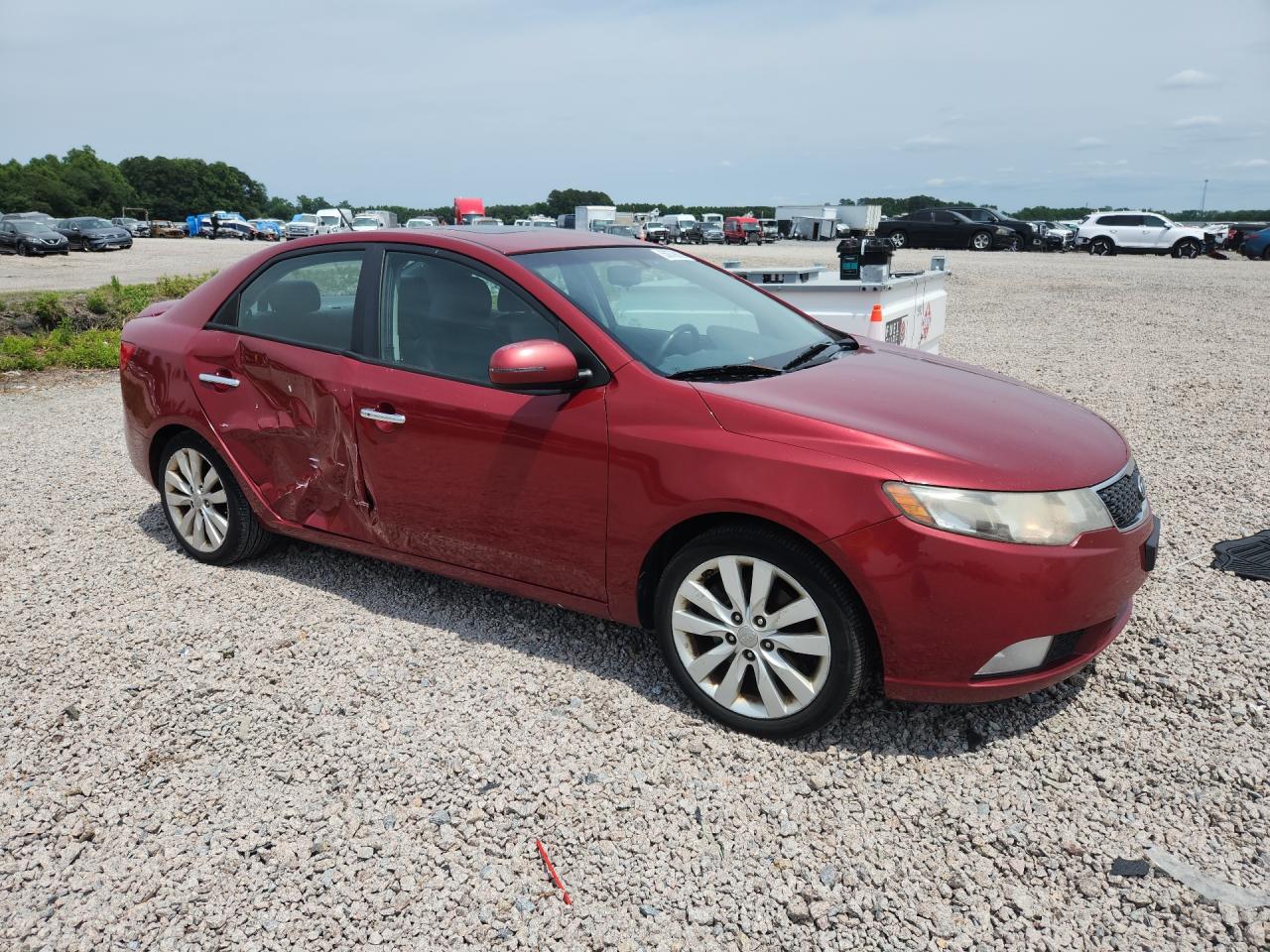 2011 Kia Forte Sx Red vin: KNAFW4A31B5397696
