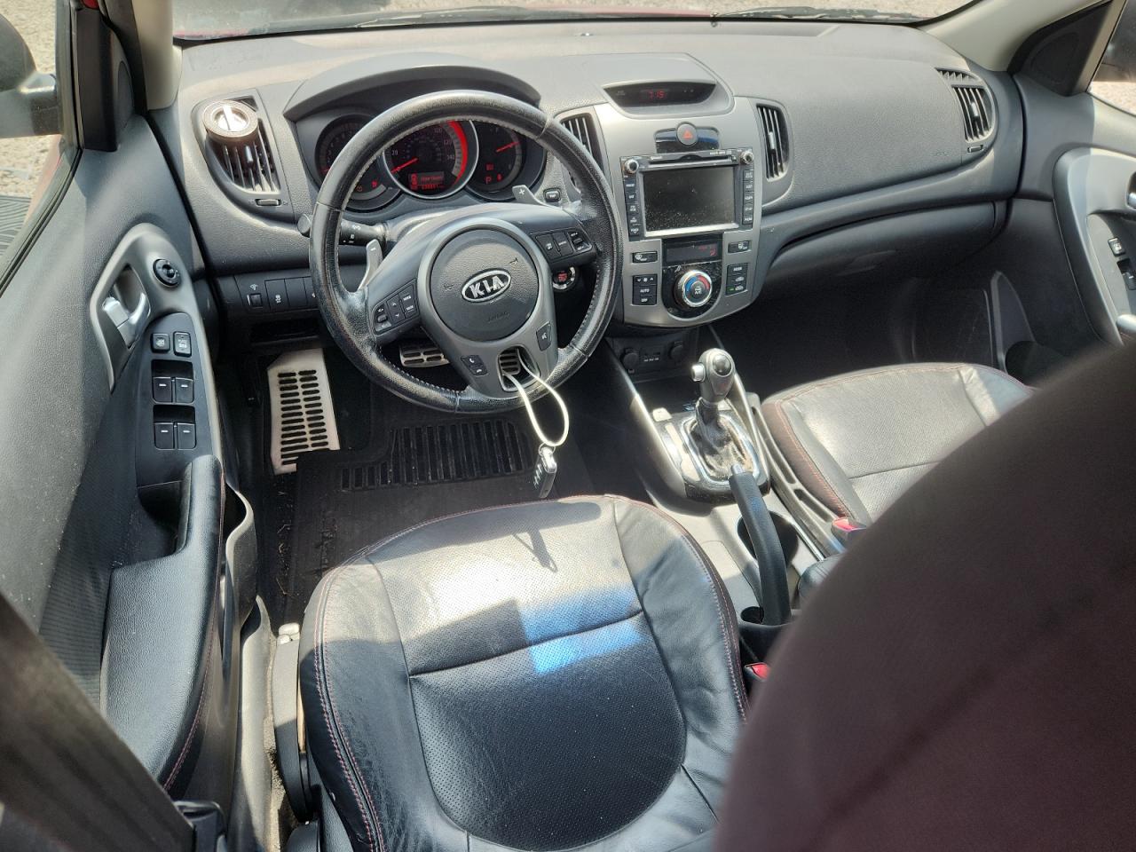 2011 Kia Forte Sx Red vin: KNAFW4A31B5397696