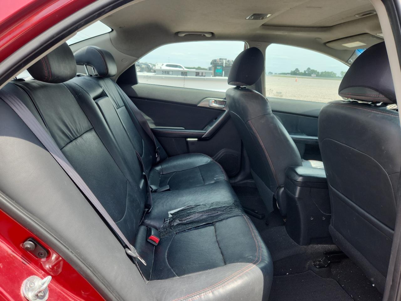 2011 Kia Forte Sx Red vin: KNAFW4A31B5397696
