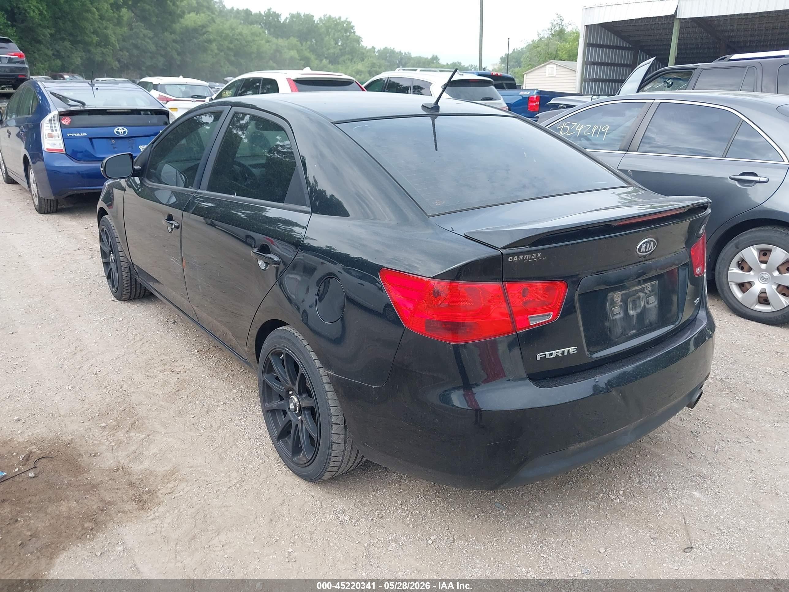 2012 Kia Forte Sx Black vin: KNAFW4A31C5475010