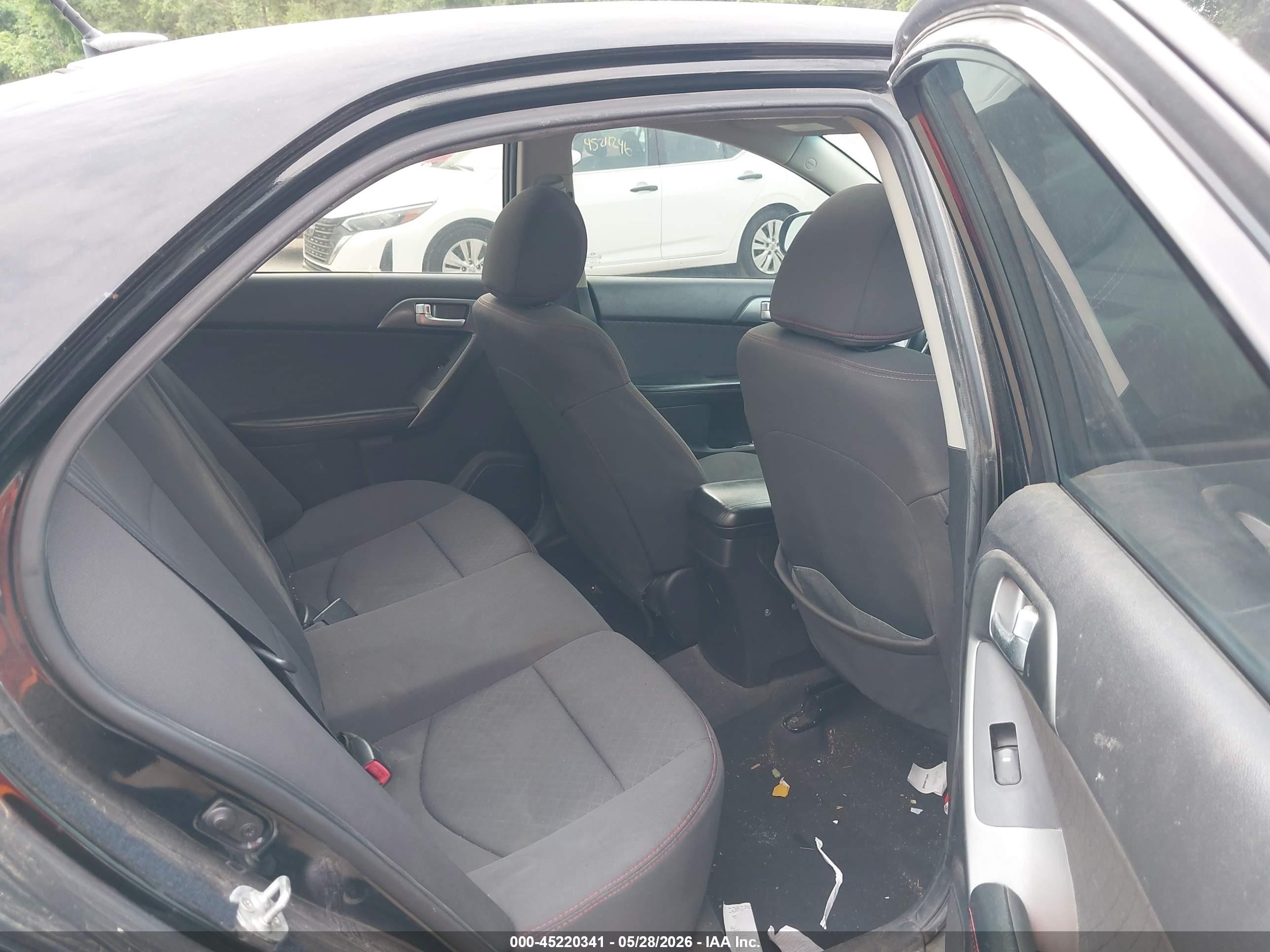 2012 Kia Forte Sx Black vin: KNAFW4A31C5475010