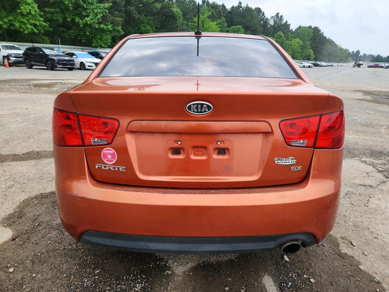 2010 Kia Forte Sx Orange vin: KNAFW4A33A5073602