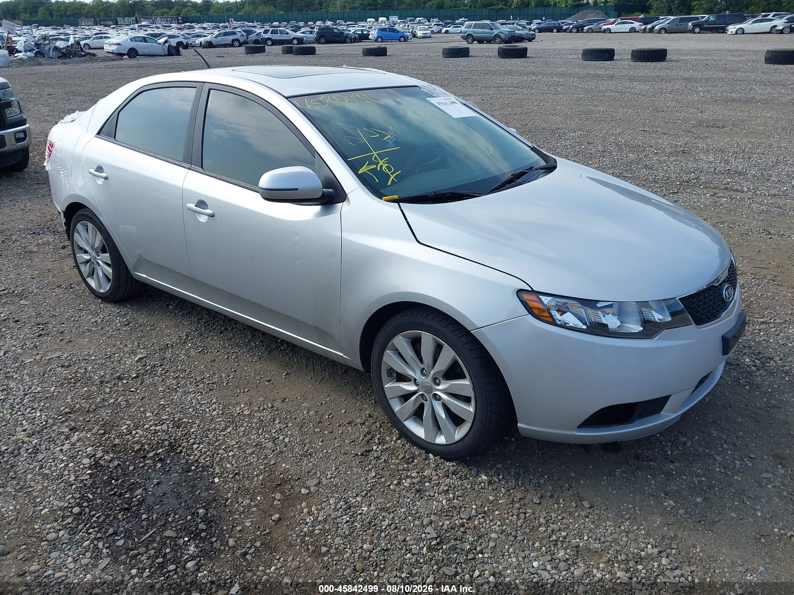 2011 Kia Forte Sx Silver vin: KNAFW4A33B5421870