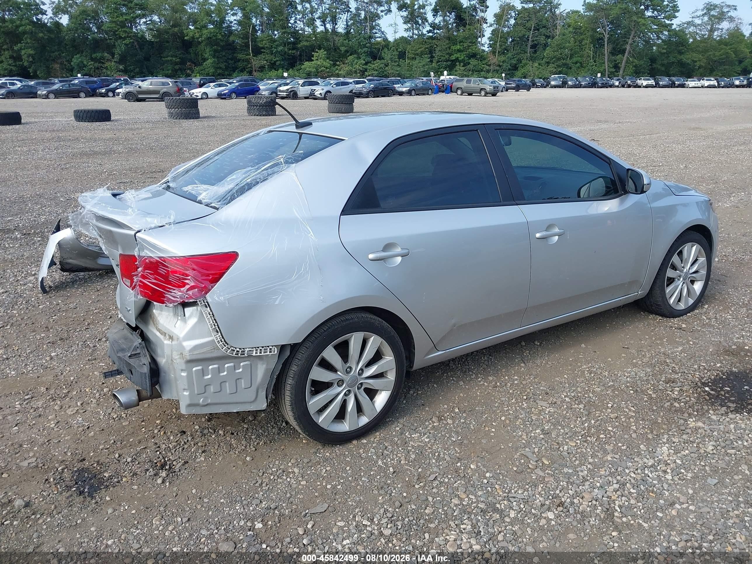 2011 Kia Forte Sx Silver vin: KNAFW4A33B5421870