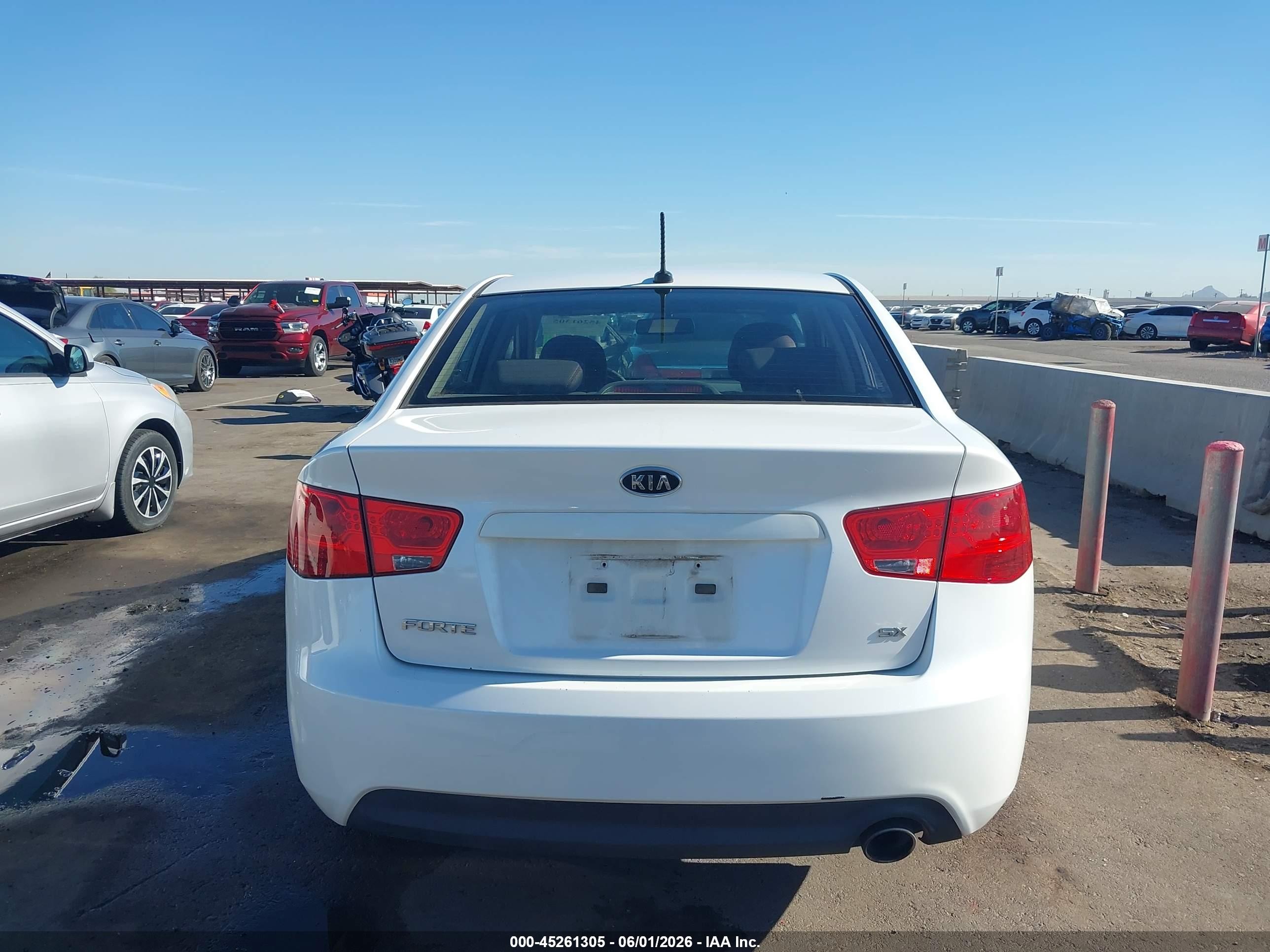2013 Kia Forte Sx White vin: KNAFW4A34D5734171