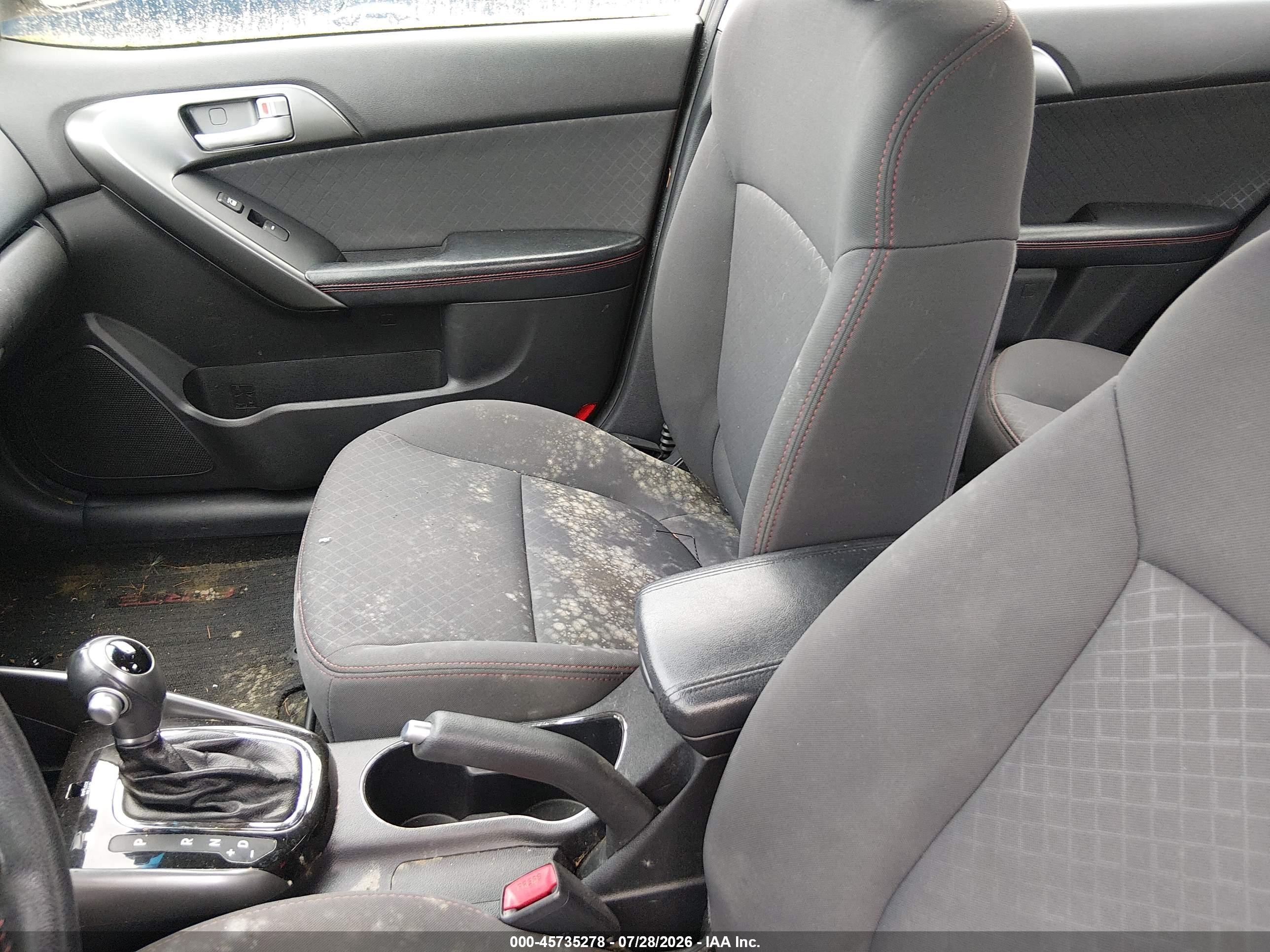 2012 Kia Forte Sx Gray vin: KNAFW4A35C5604057