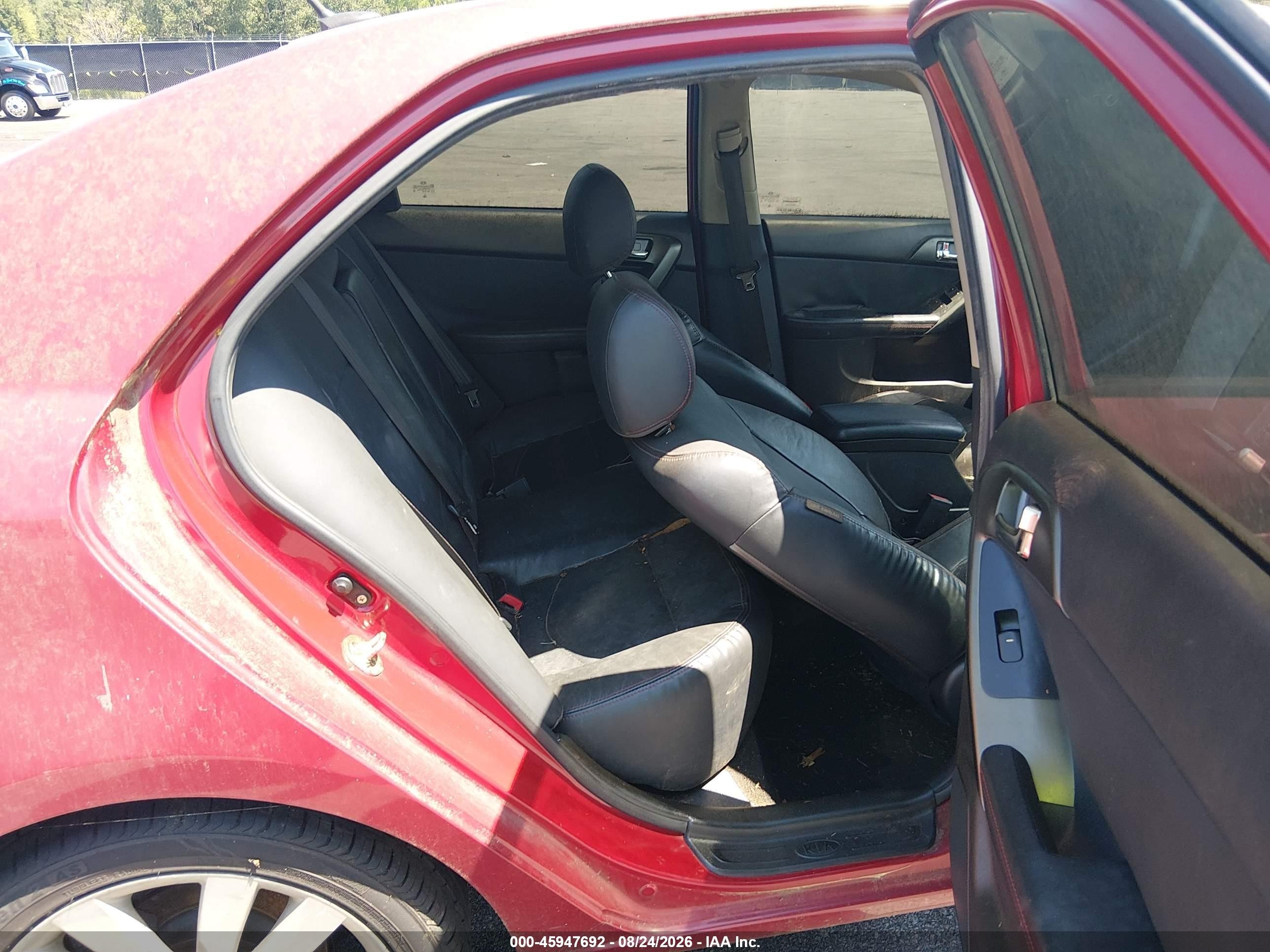 2013 Kia Forte Sx Red vin: KNAFW4A35D5656824