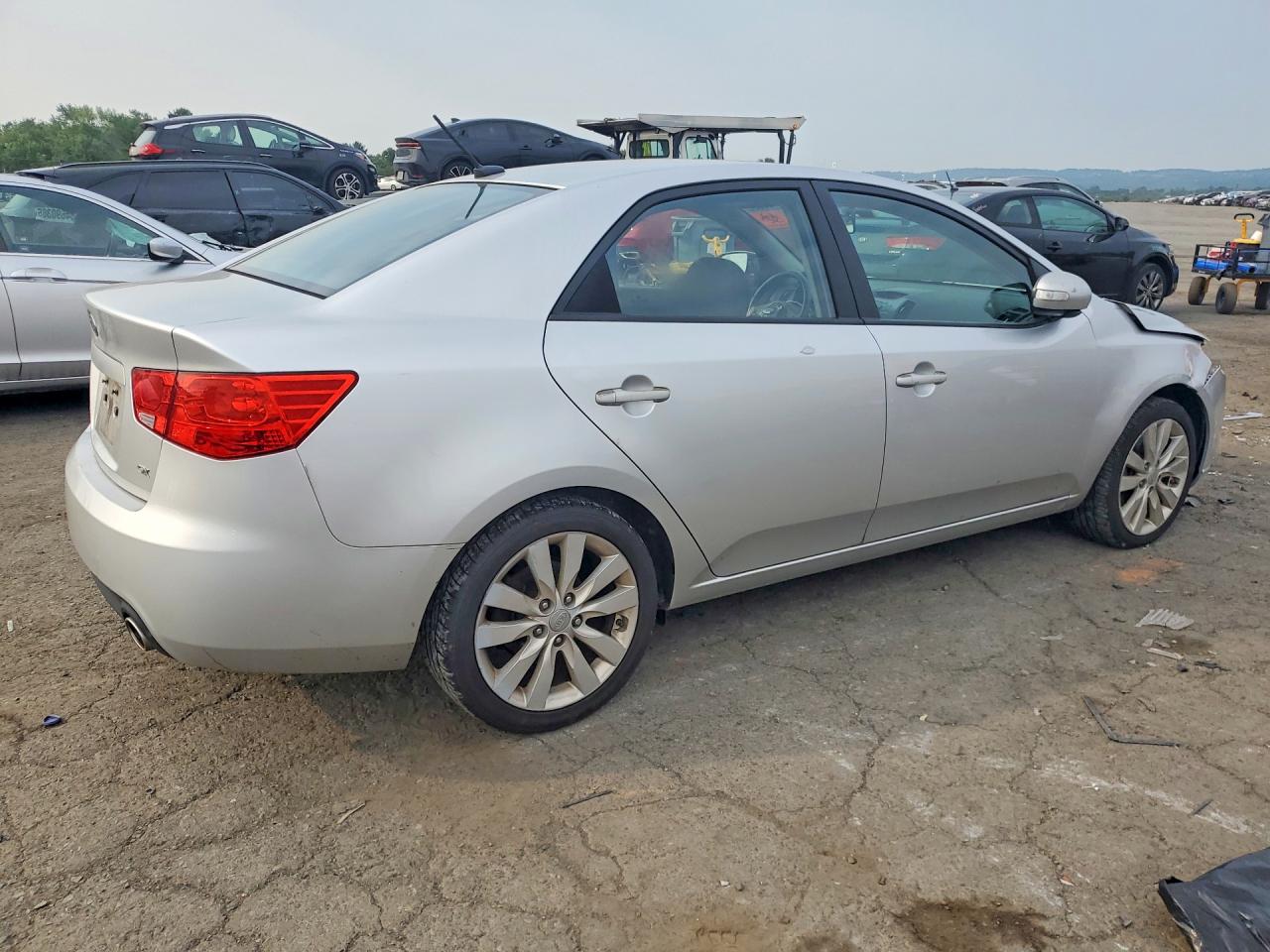 2010 Kia Forte Sx Silver vin: KNAFW4A36A5283059