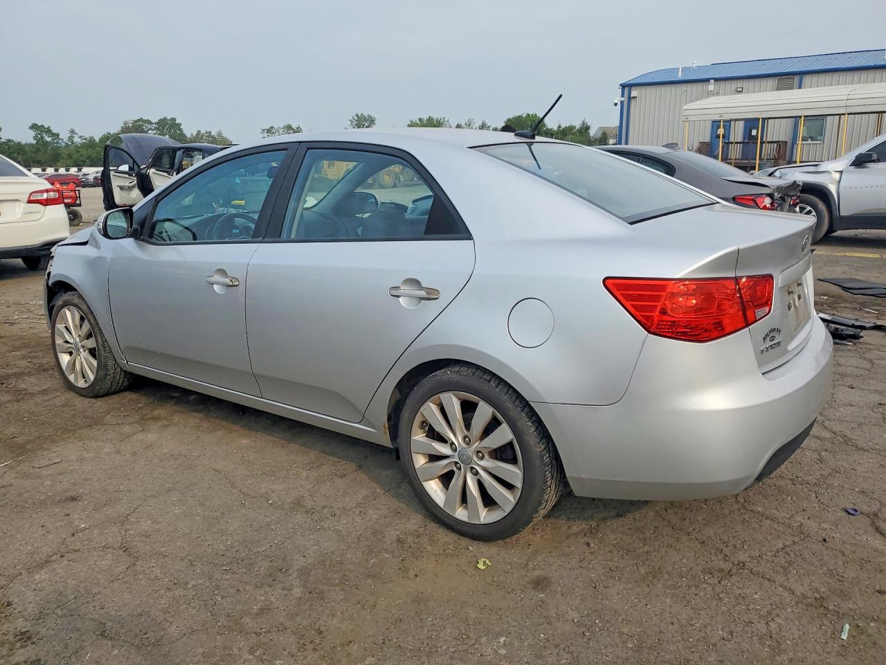 2010 Kia Forte Sx Silver vin: KNAFW4A36A5283059