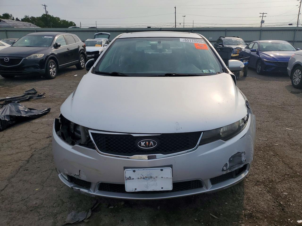 2010 Kia Forte Sx Silver vin: KNAFW4A36A5283059