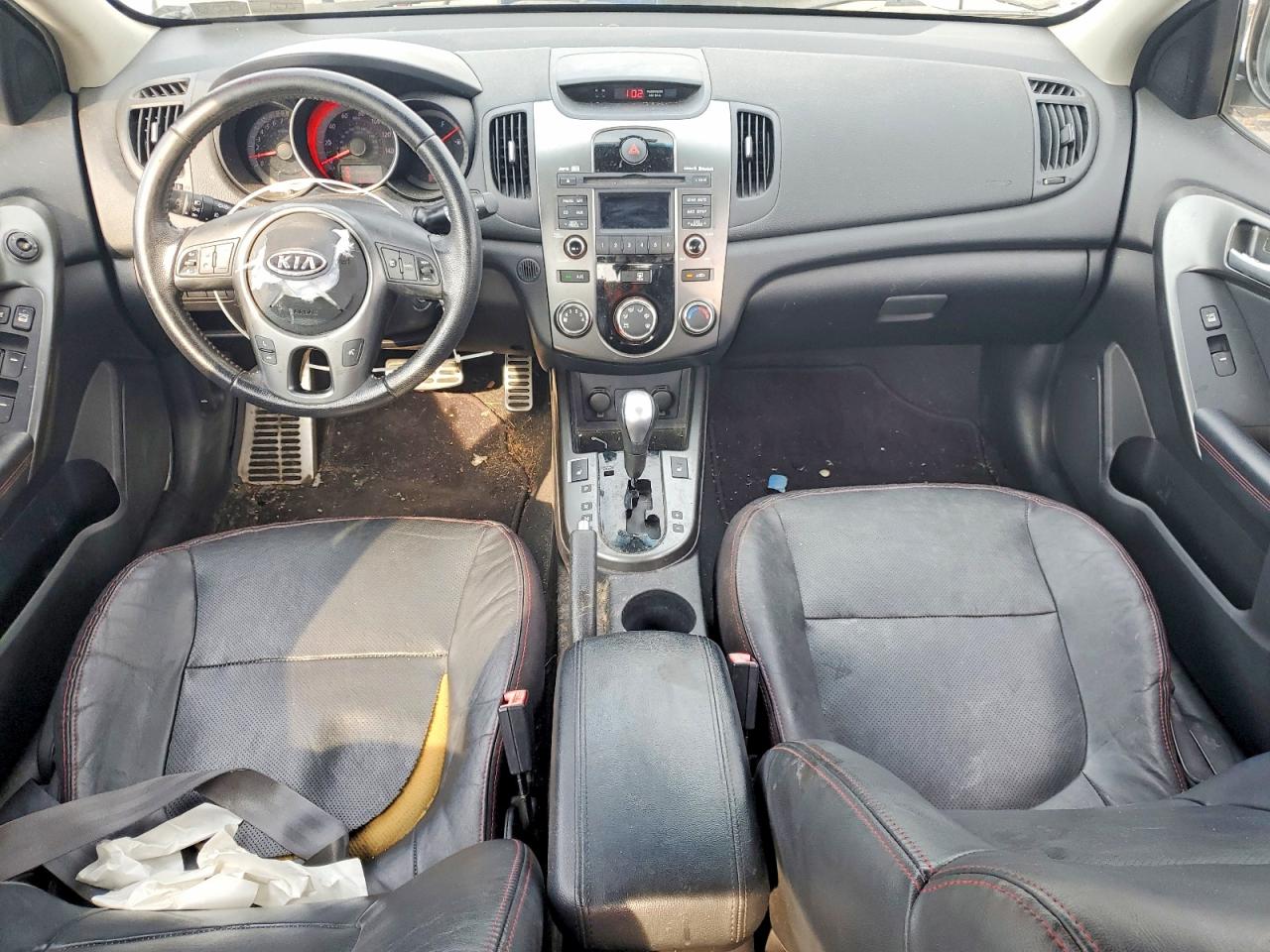 2010 Kia Forte Sx Silver vin: KNAFW4A36A5283059