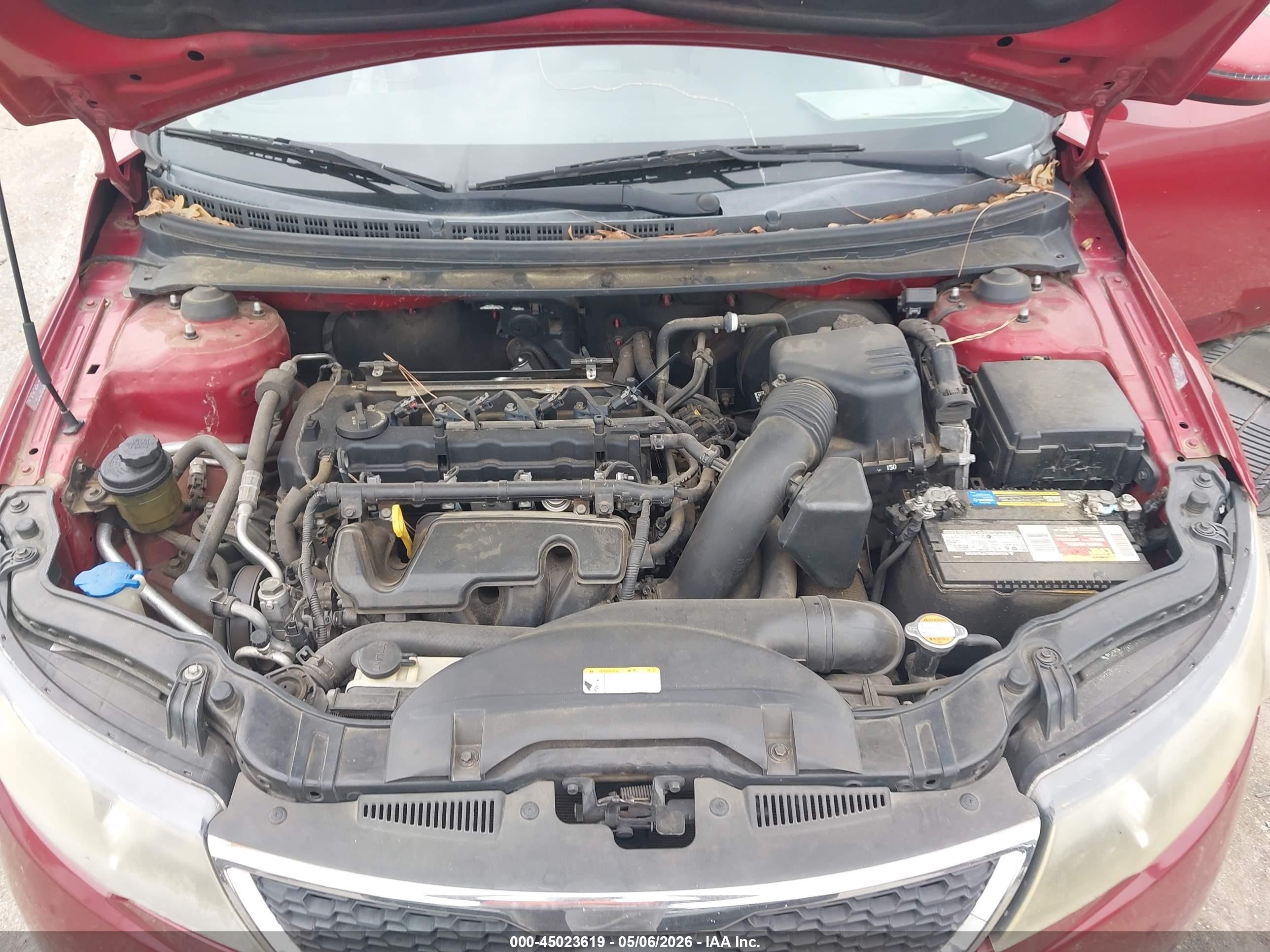2011 Kia Forte Sx Красный vin: KNAFW4A36B5317308