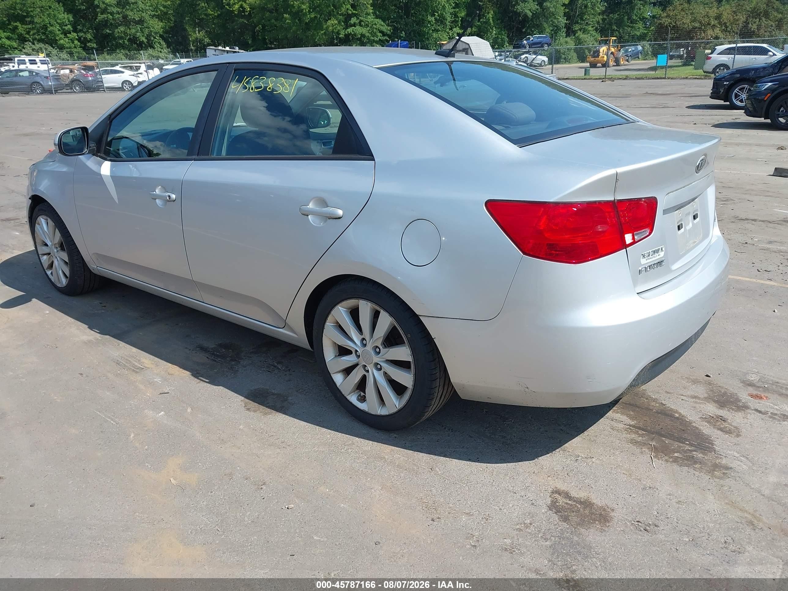 2011 Kia Forte Sx Silver vin: KNAFW4A36B5374818