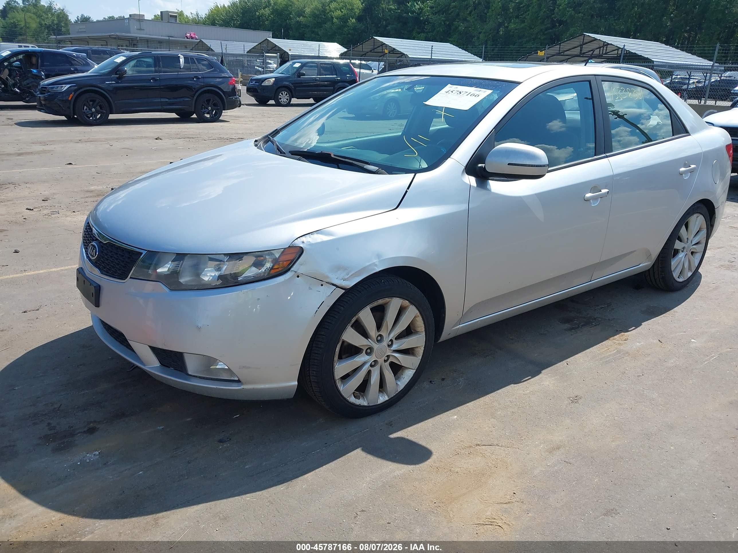 2011 Kia Forte Sx Silver vin: KNAFW4A36B5374818