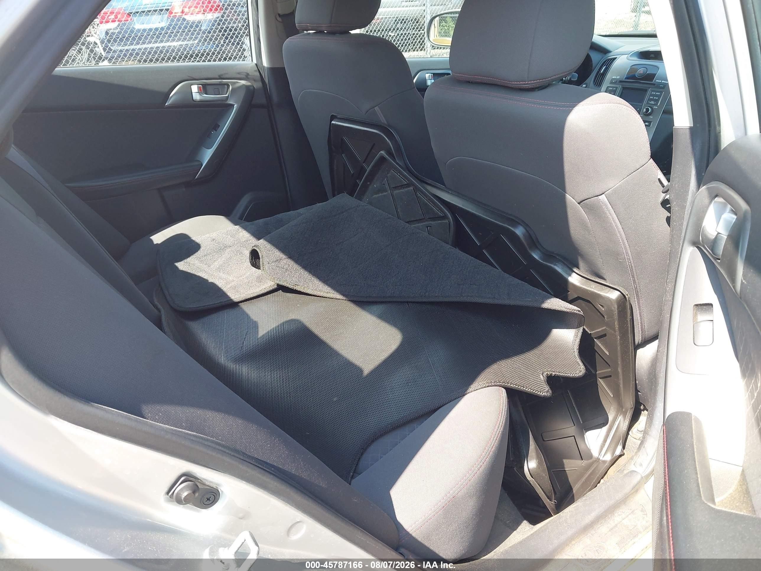 2011 Kia Forte Sx Silver vin: KNAFW4A36B5374818