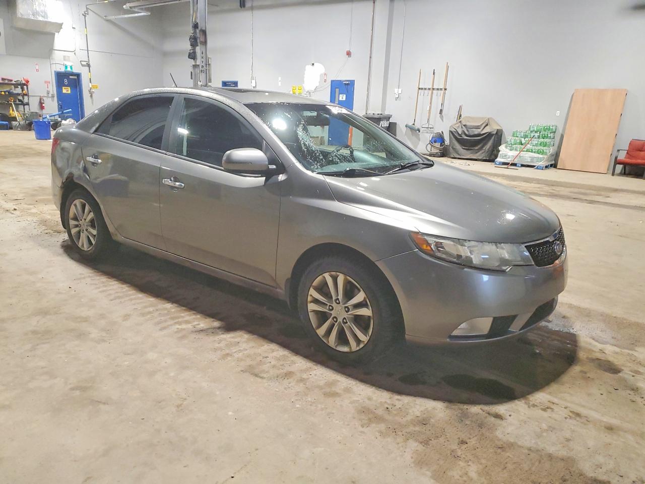 2011 Kia Forte Sx Gray vin: KNAFW4A36B5384524