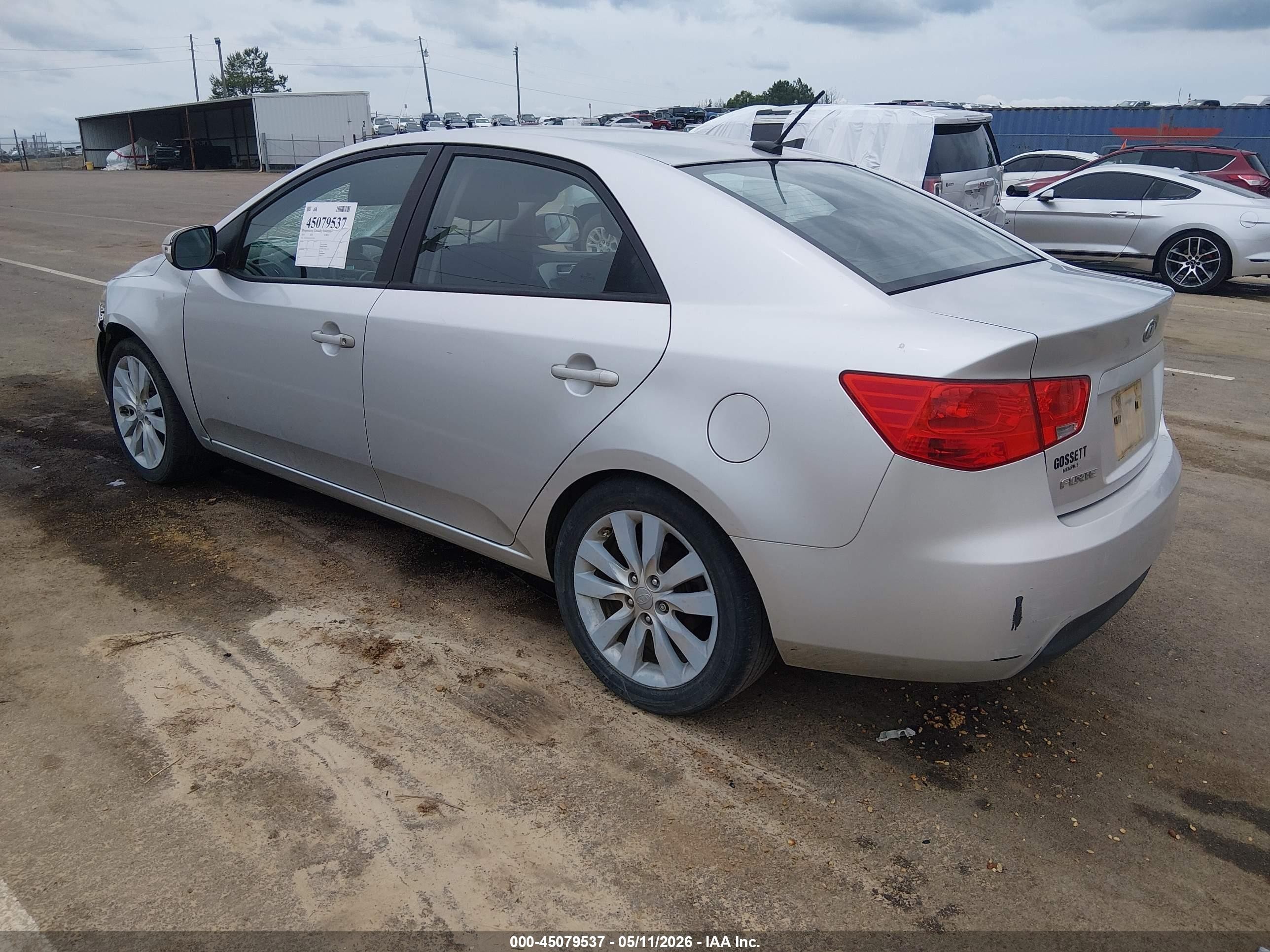 2010 Kia Forte Sx Silver vin: KNAFW4A37A5312293