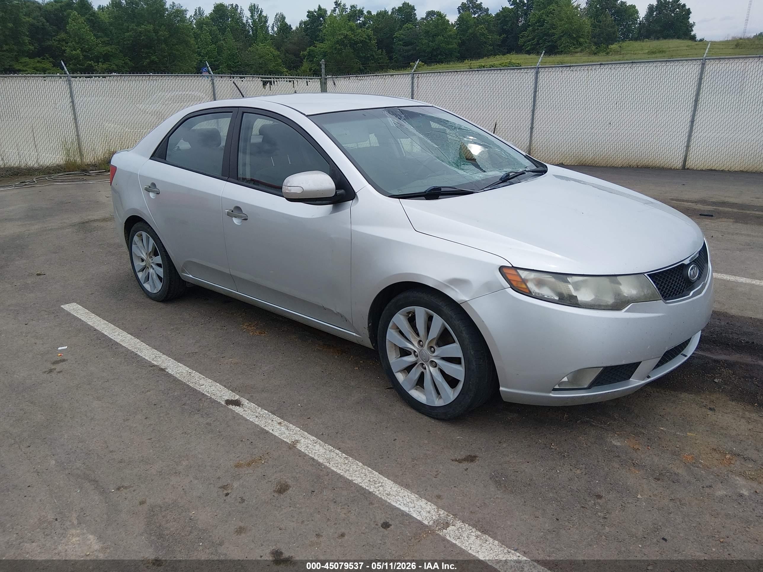 2010 Kia Forte Sx Silver vin: KNAFW4A37A5312293