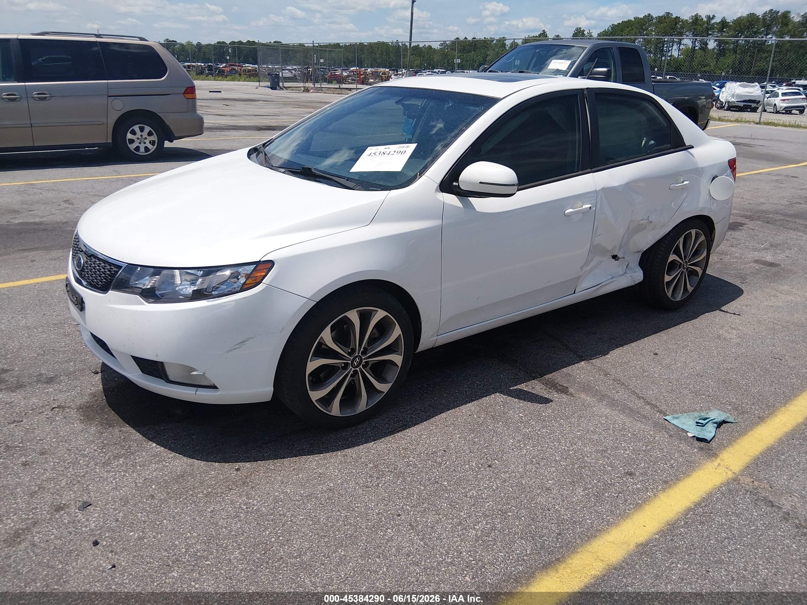 2012 Kia Forte Sx Белый vin: KNAFW4A37C5588802