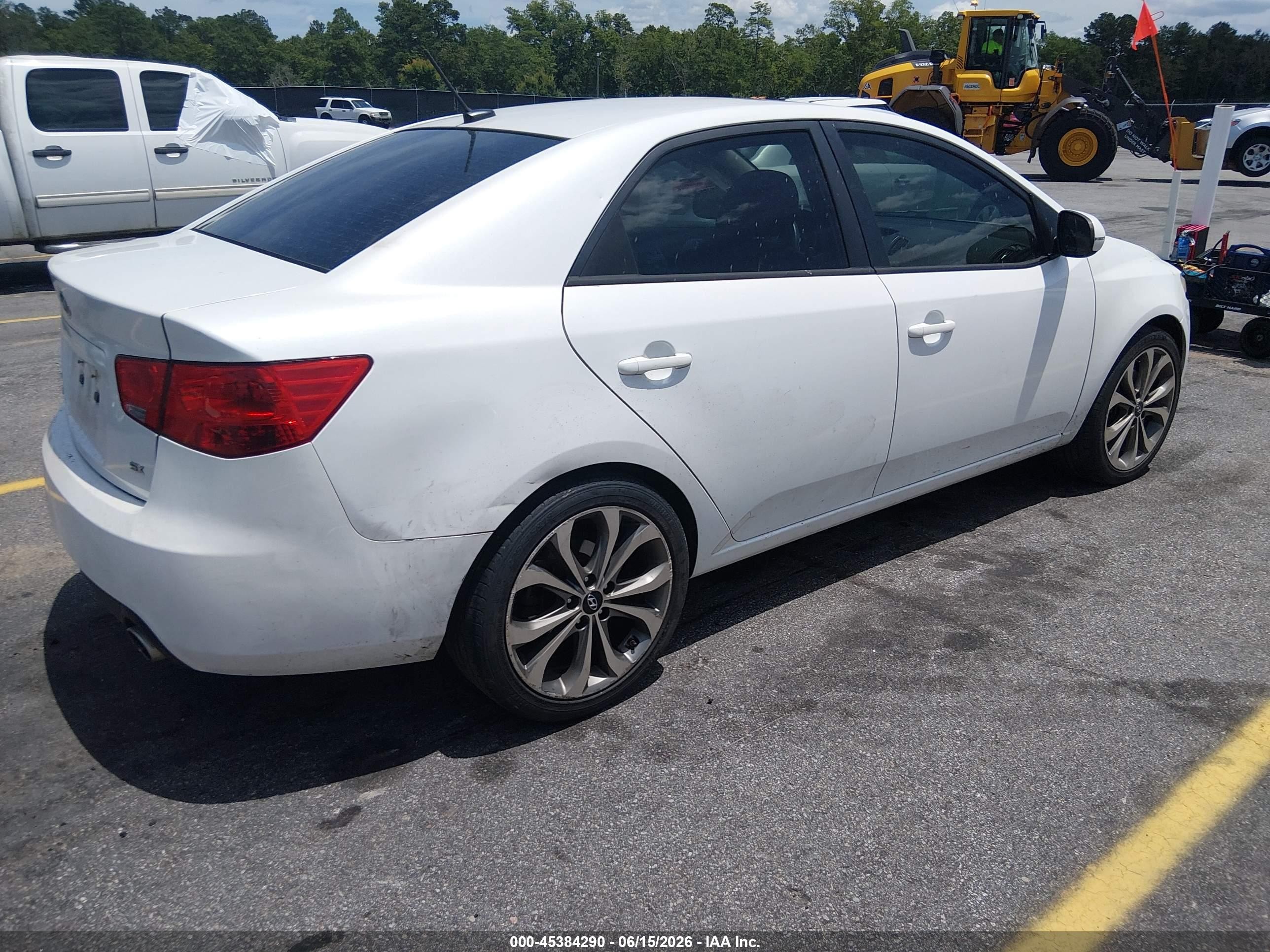 2012 Kia Forte Sx Белый vin: KNAFW4A37C5588802