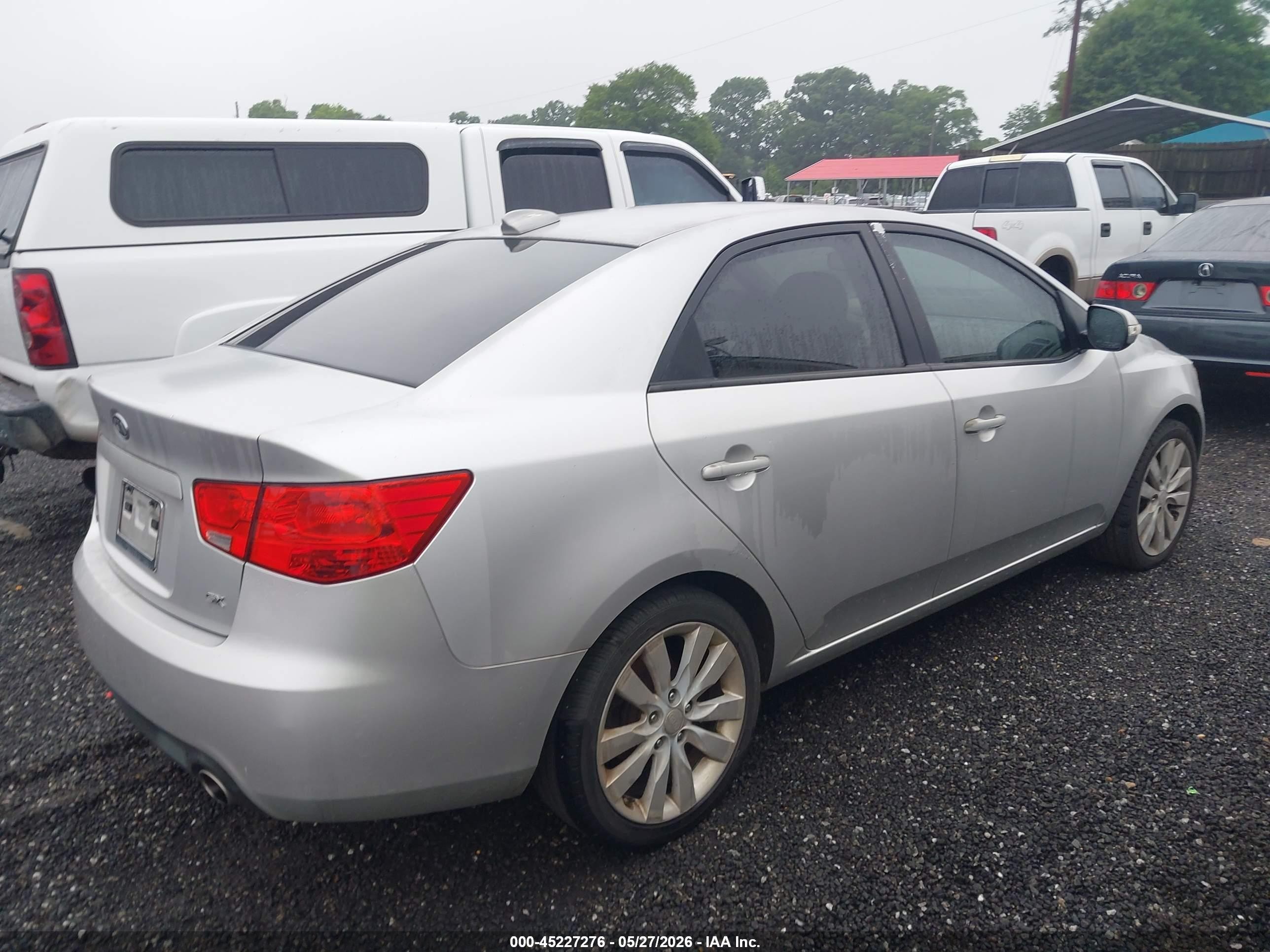 2010 Kia Forte Sx Silver vin: KNAFW4A38A5048839